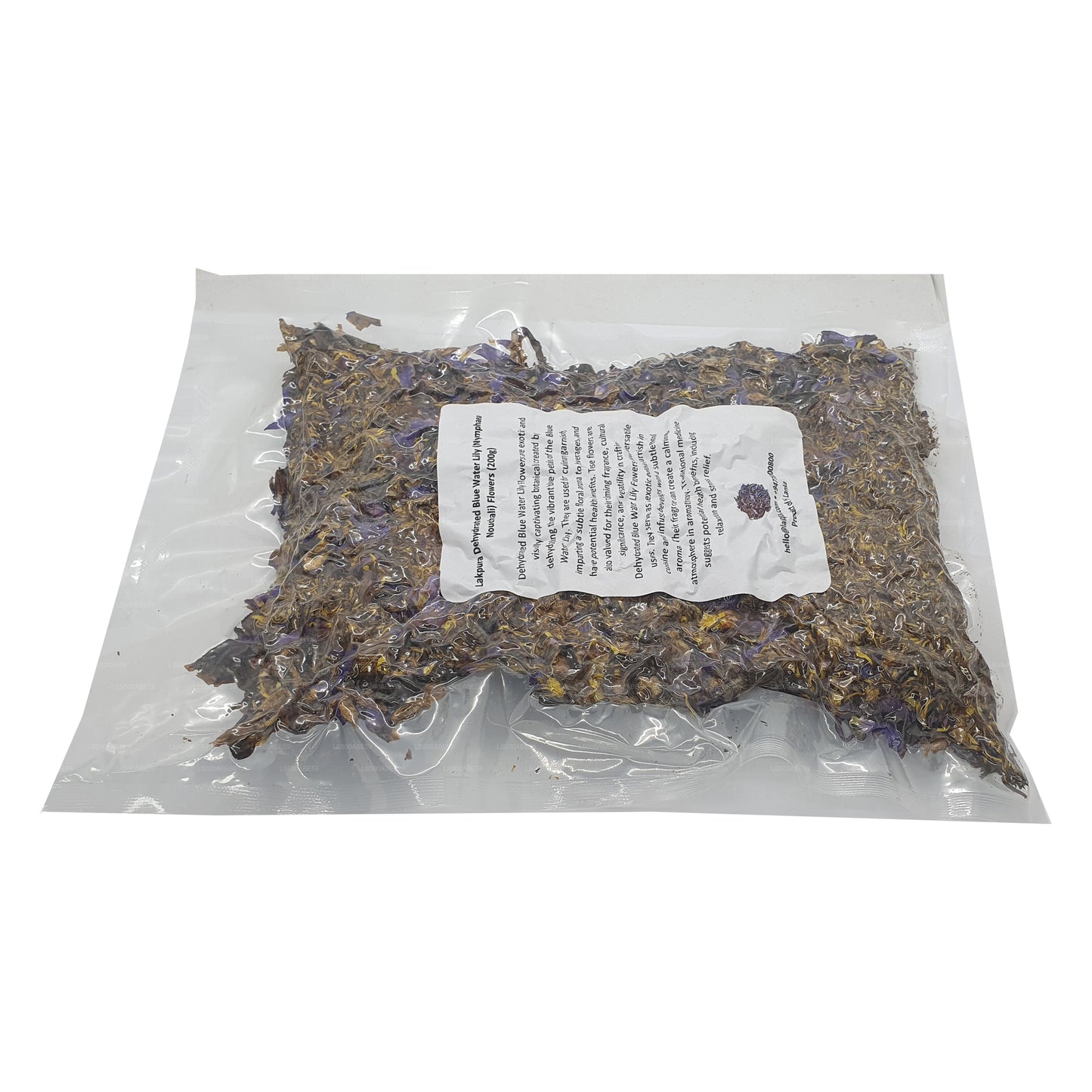 Lakpura Odwodniona Niebieska Lilia Wodna (Nymphaea Nouchali) Kwiaty