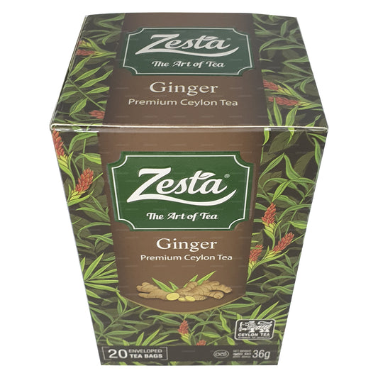 Zesta Ginger Premium Tea cejlońska (36g) 20 torebek