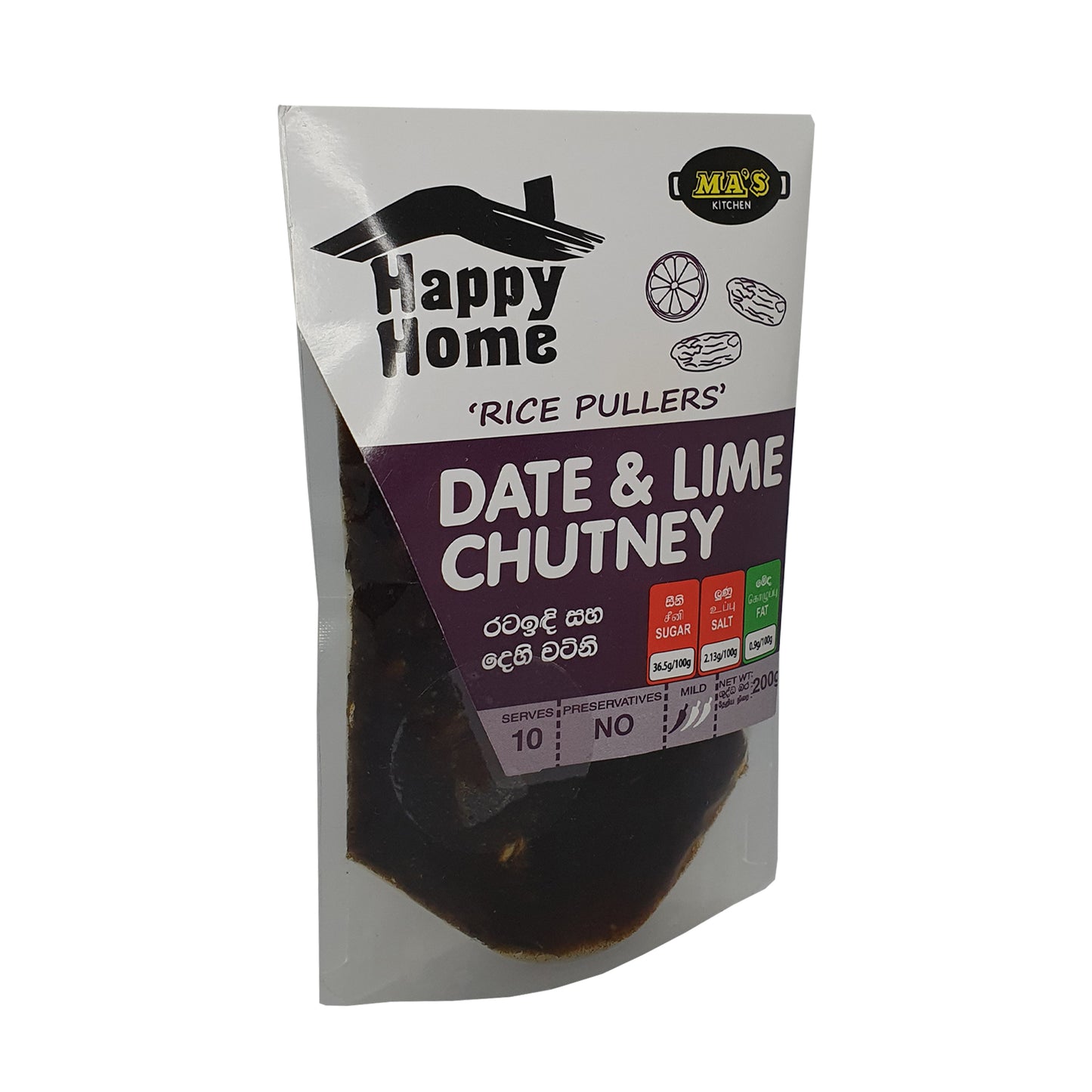 MA's Kitchen Chutney z daktylowym i limonkowym (200g)