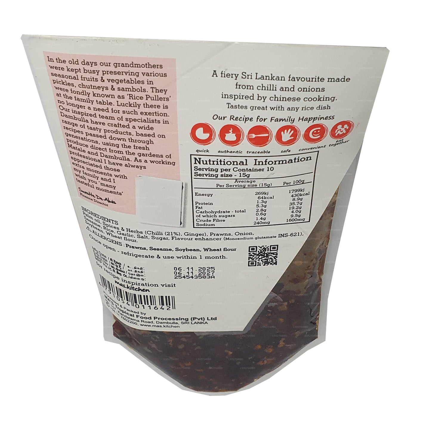 MA's Kitchen Chińska Pasta Chilli (150g)