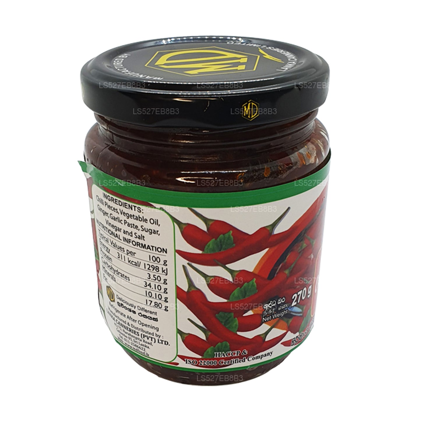 MD Wegetariańska chińska pasta chili (270g)