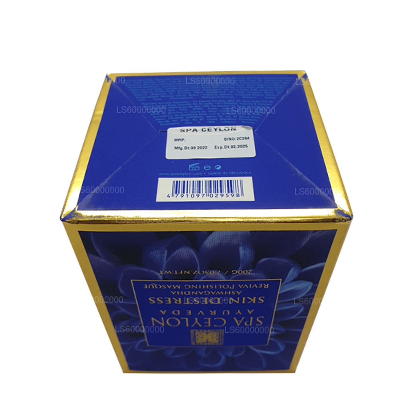 Spa Ceylon Skin De-Stress Ashwagandha Reviva Polerowanie Masque (200g)