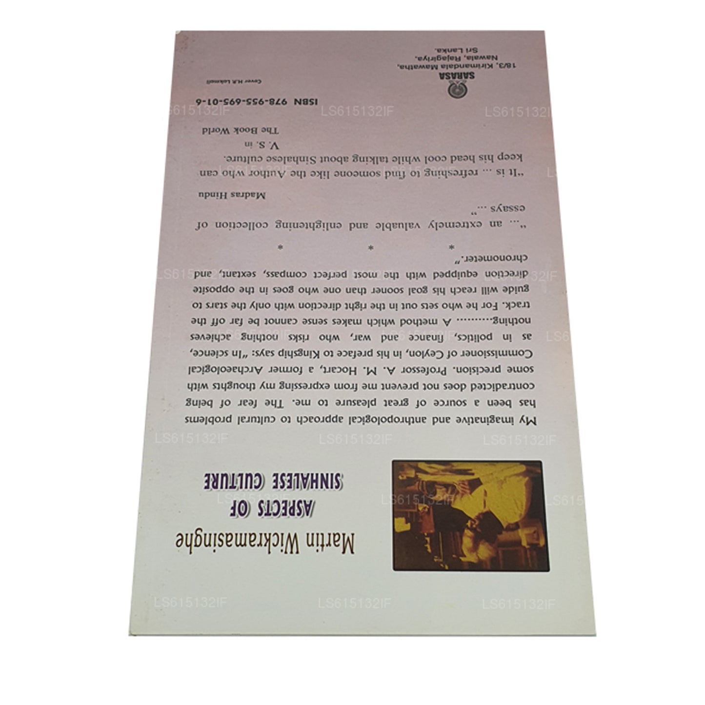 Some  Significant Religious and Societal Aspects  of Sinhalese Culture