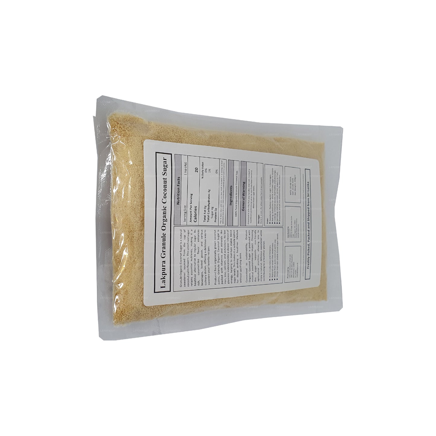 Granulat lakpura Organiczny cukier kokosowy