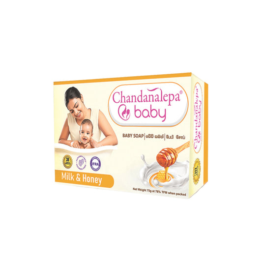 Chandanalepa Baby Milk & Honey Baby Soap (70g)