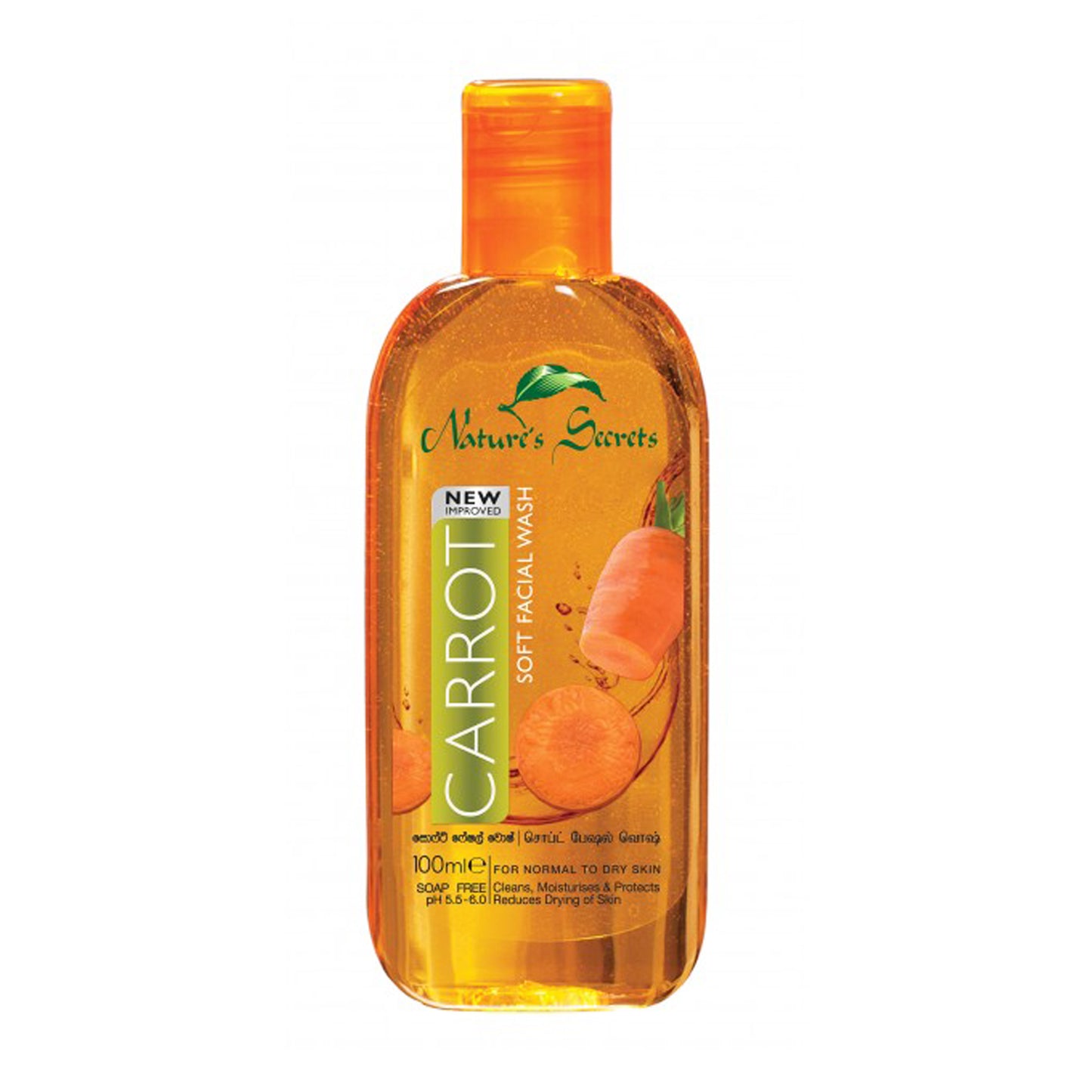 Nature's Secrets Carrot Miękki Płyn do Twarzy (100ml)