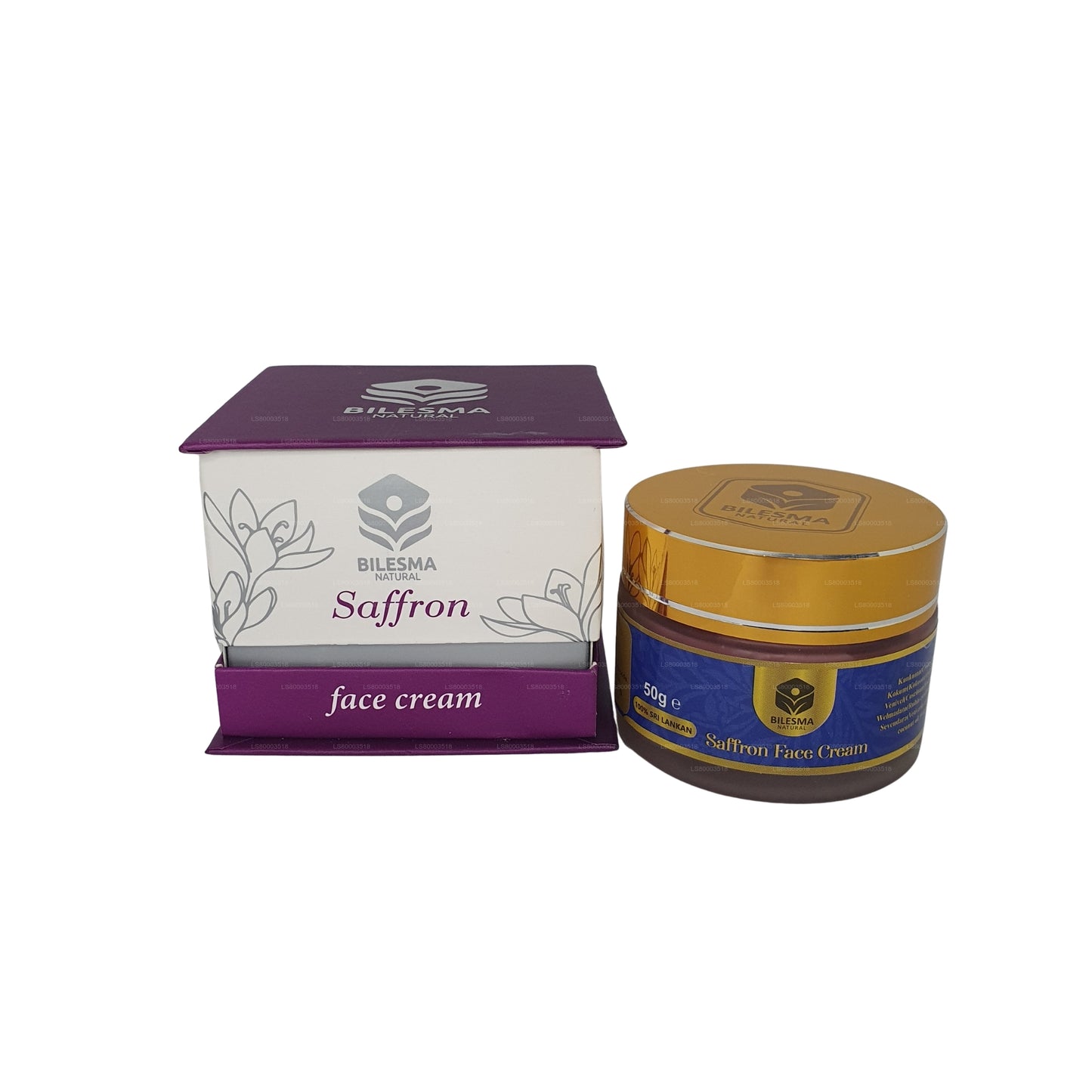 Bilesma Naturalny Krem do Twarzy z Szafranem (50 ml)
