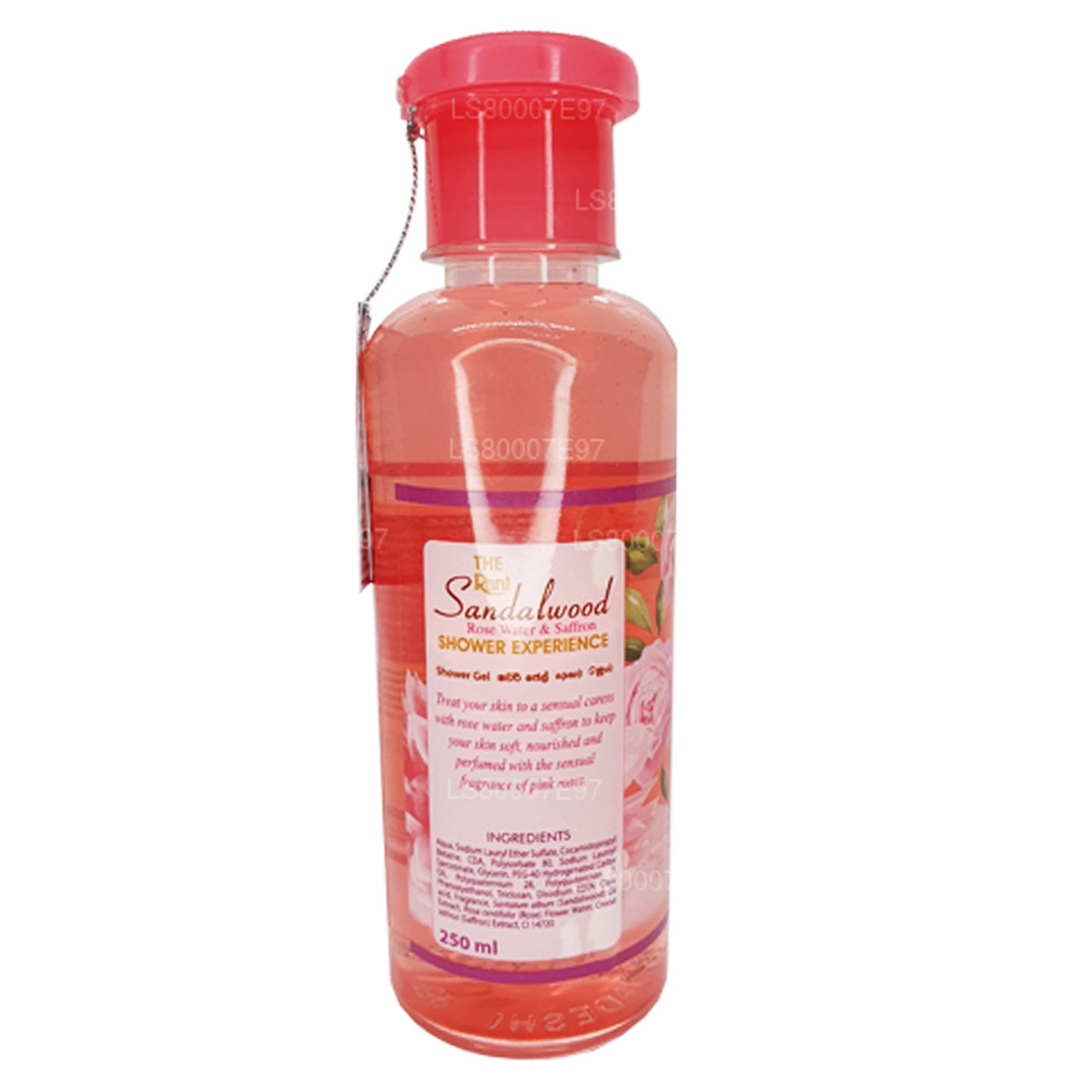 Swadeshi Rani Sandalwood Żel pod prysznic Woda różana i szafran (250 ml)