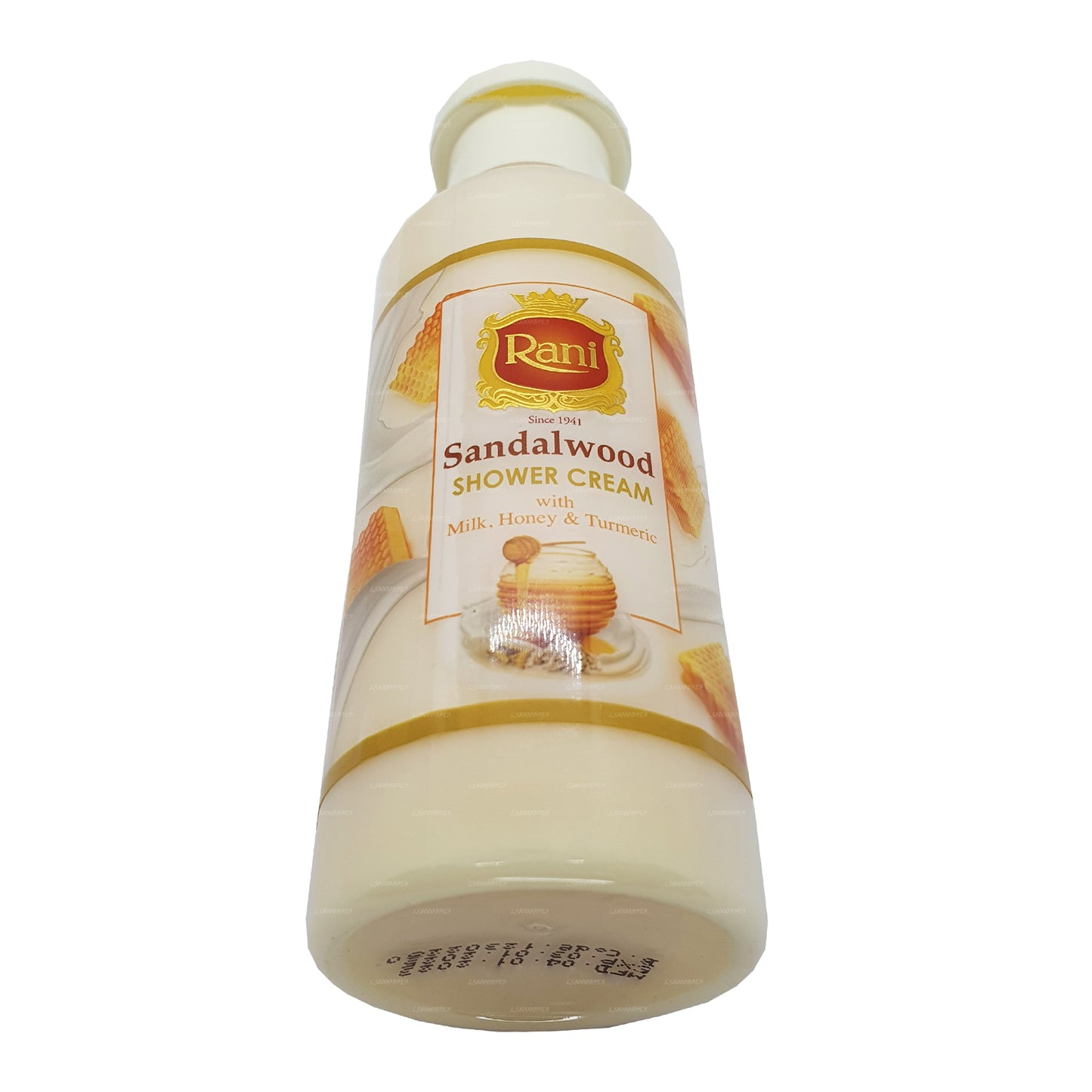 Swadeshi Rani Krem pod Prysznic Drzewo Sandałowe Z Mlekiem, Miodem I Kurkumą (250ml)
