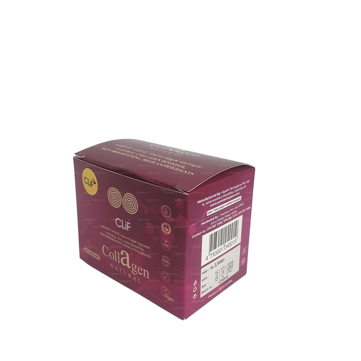 Clif Collagen Natural (60 kapsułek)