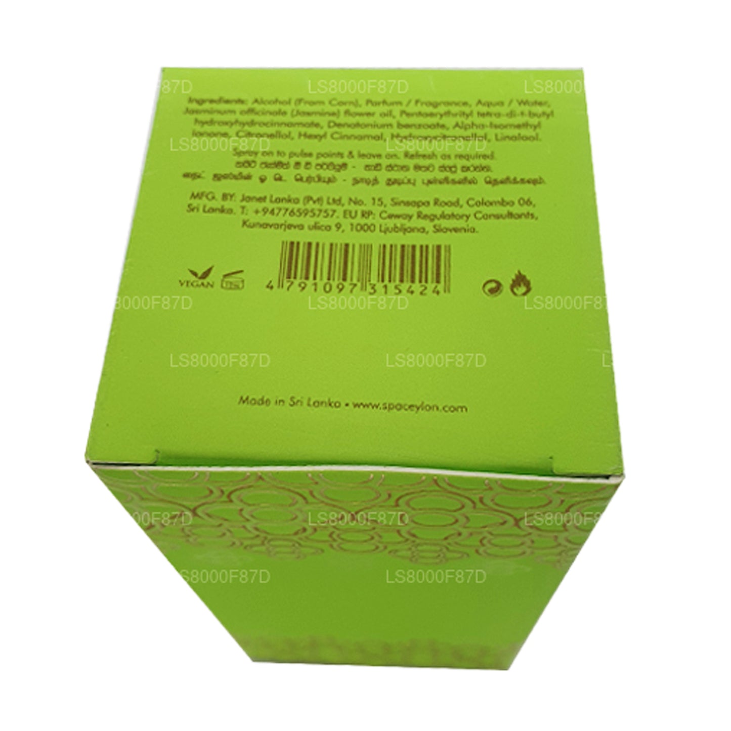 Spa Ceylon Night Jasmine woda perfumowana olejek eteryczny mieszany (50ml)