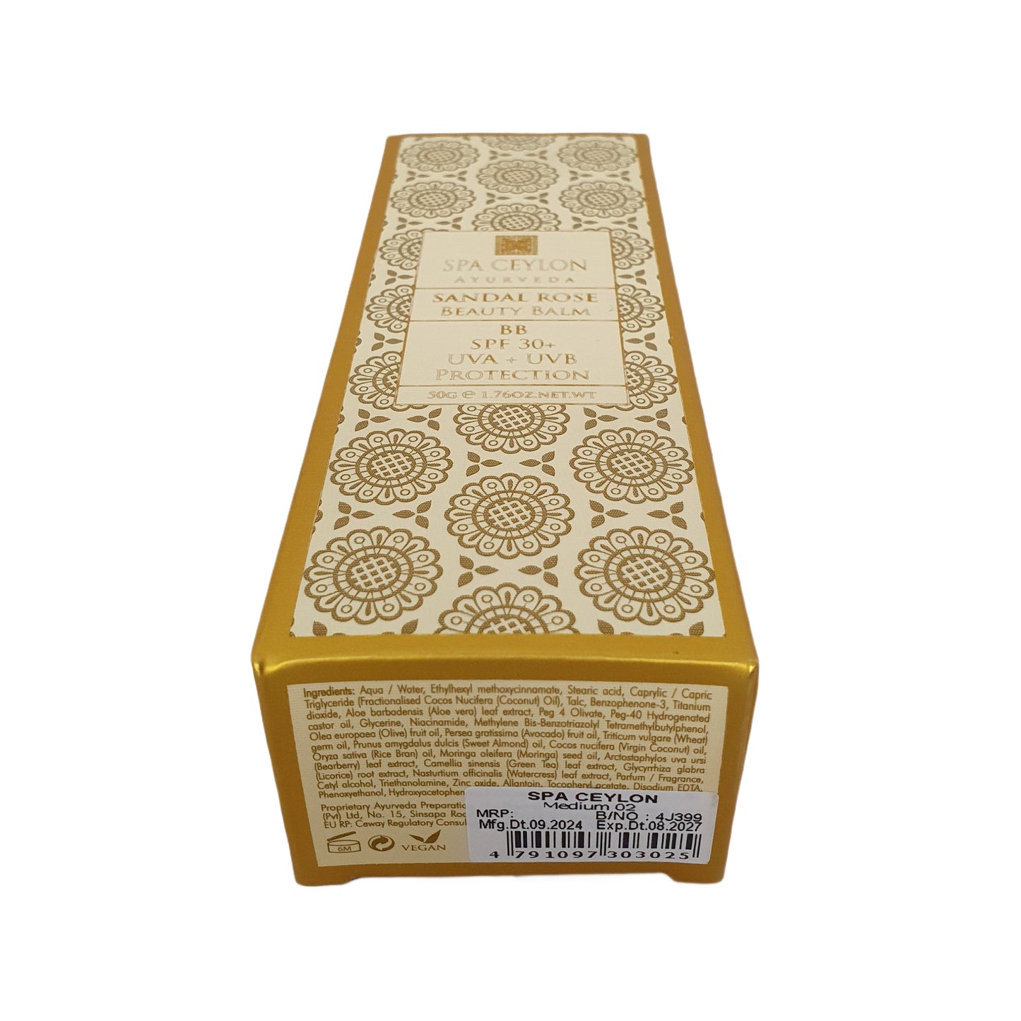 Spa Ceylon Sandal Rose Beauty Balsam - średni (50g)