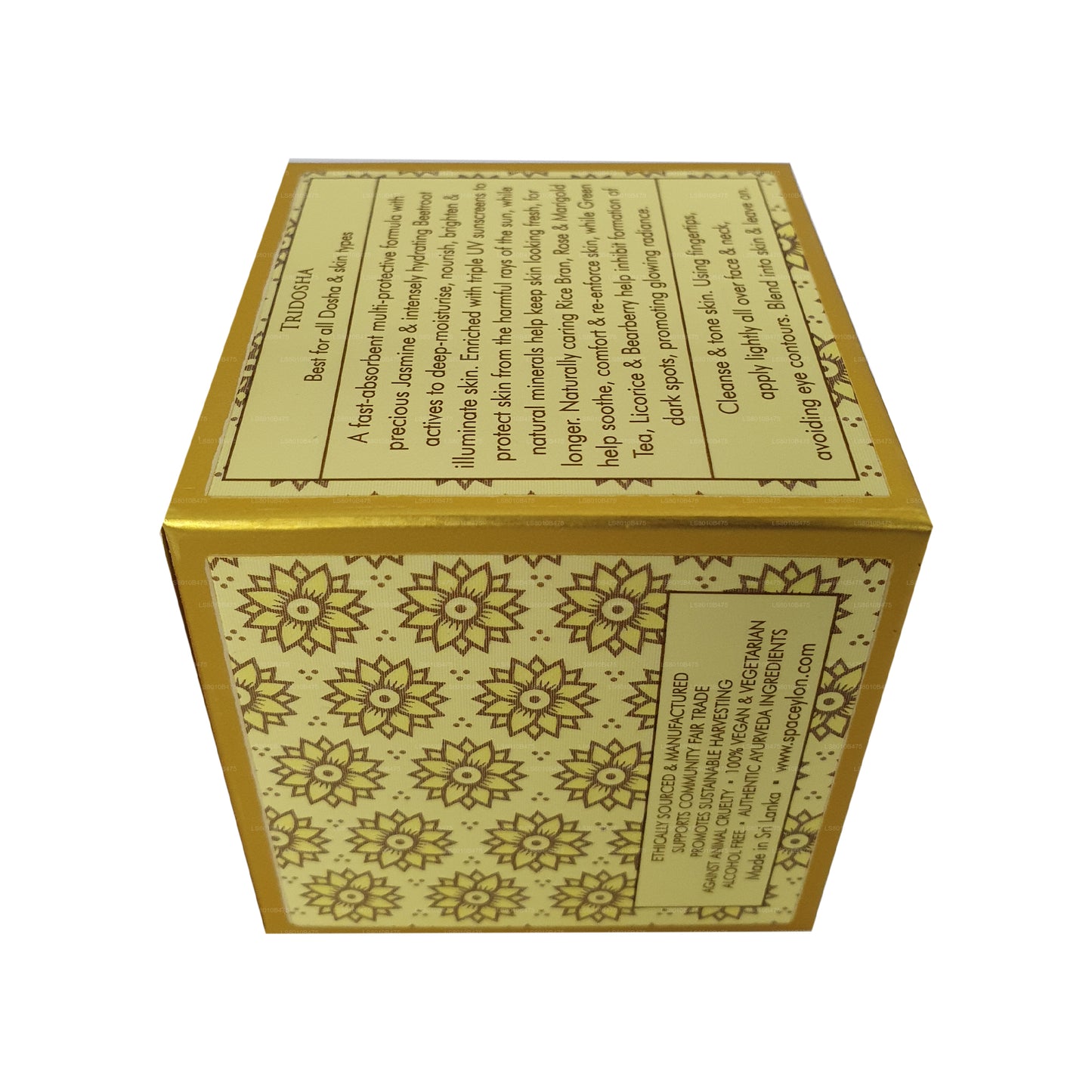 Spa Ceylon White Jasmine Rozświetlający Ochraniacz Do Twarzy (50g)