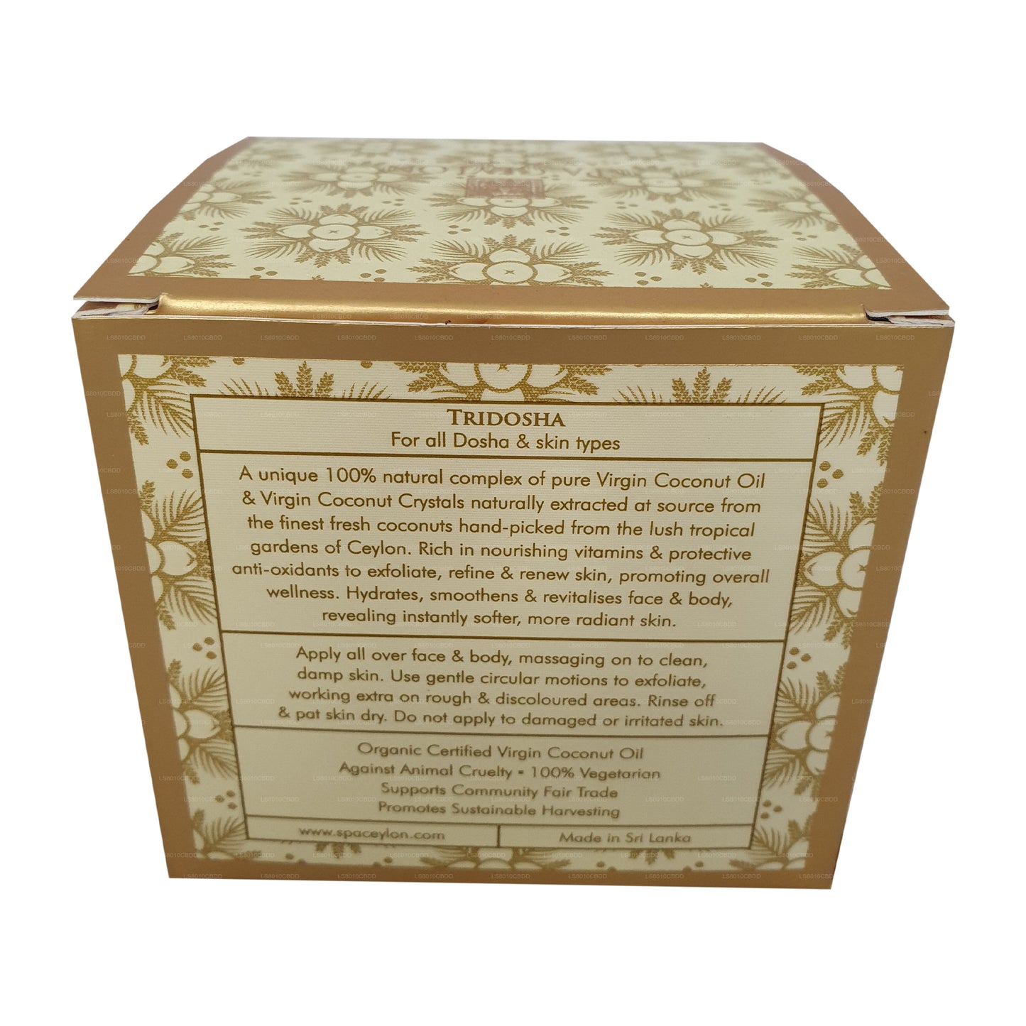 Spa Ceylon Virgin Coconut Peeling do twarzy i ciała (100g)