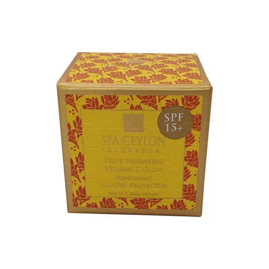 Spa Ceylon True Turmeric Vitamin C Glow Odświeżający Całodniowy ochraniacz (100g)