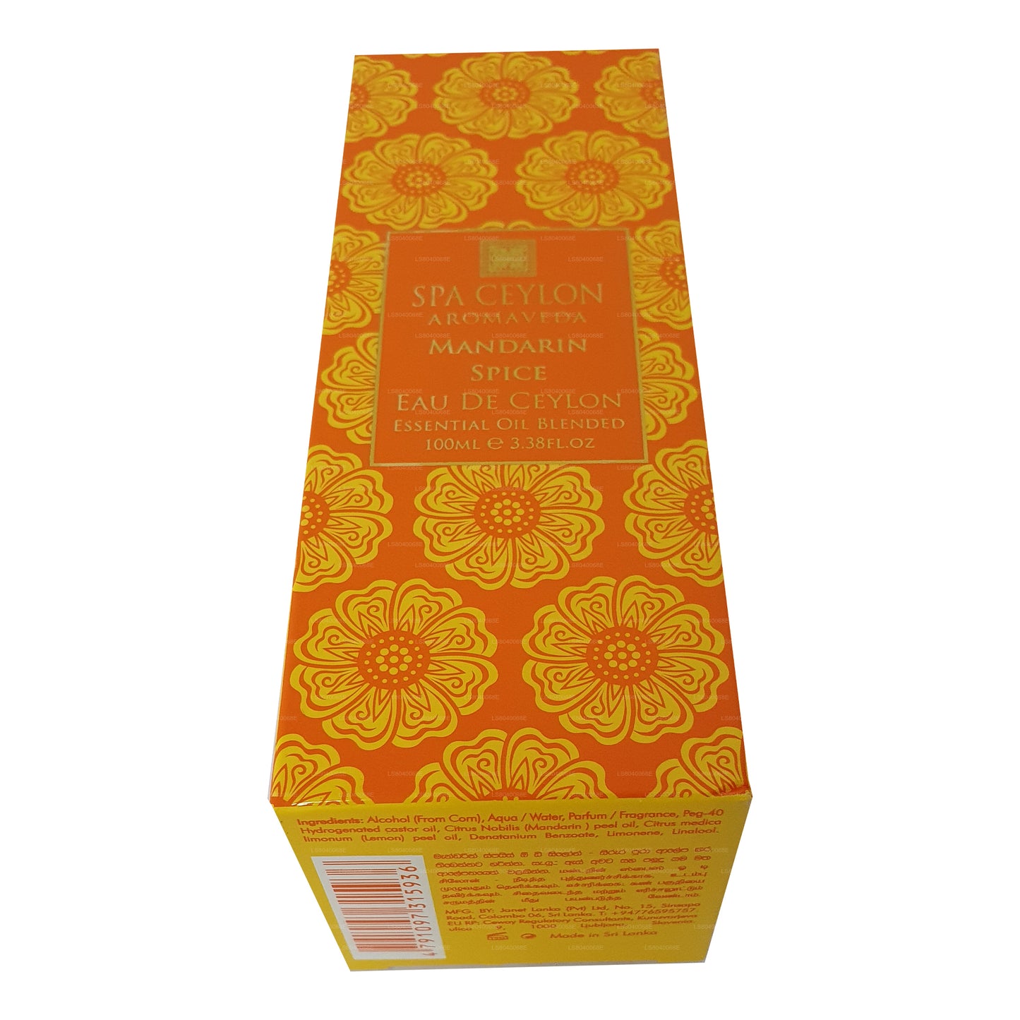 Spa Ceylon Mandarin Spice Woda Ceylon (100ml)