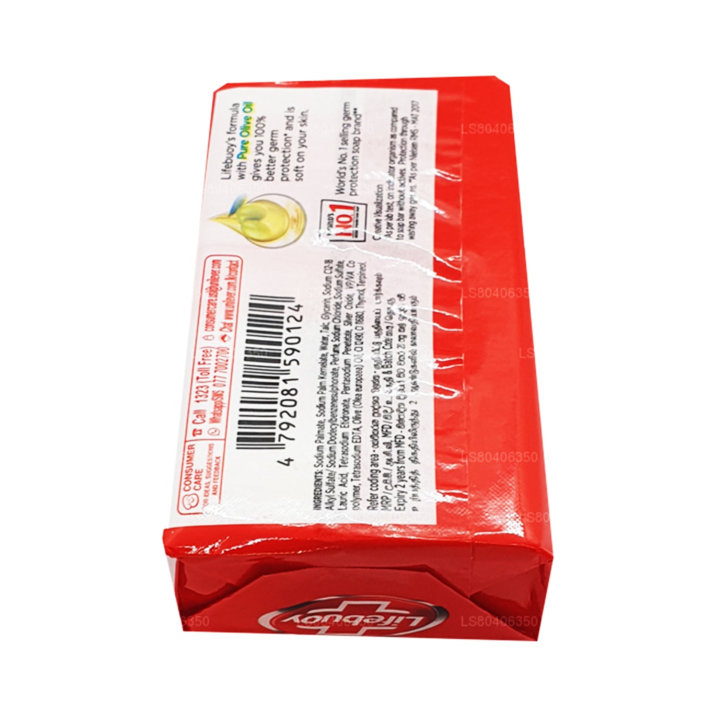 Lifebuoy Total 10 Mydło do ciała z czystą oliwą z oliwek (100g)