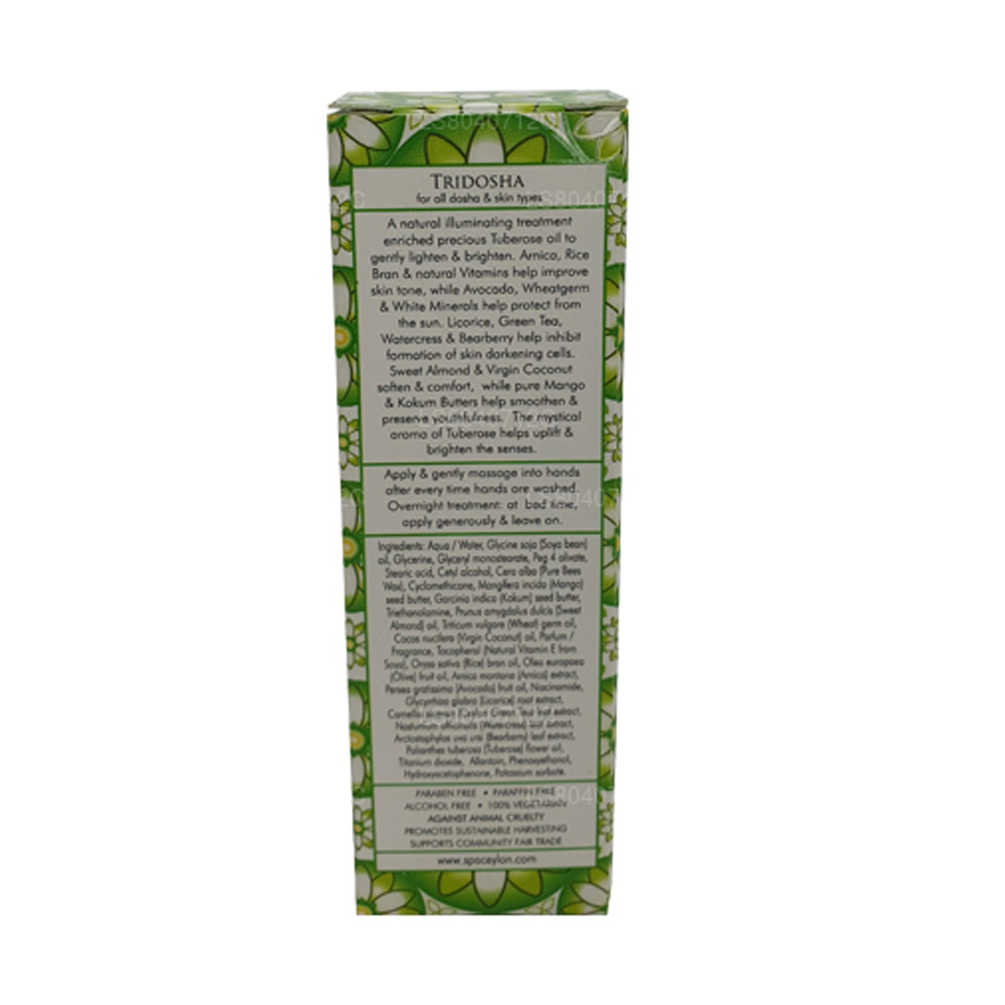 Spa Ceylon White Tuberose Rozjaśniający krem do rąk (30g)