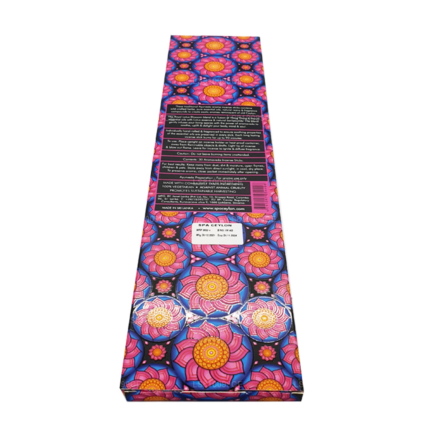 Spa Ceylon Królewski Kwiat Lotosu Aromaveda (30) Kadzidełka