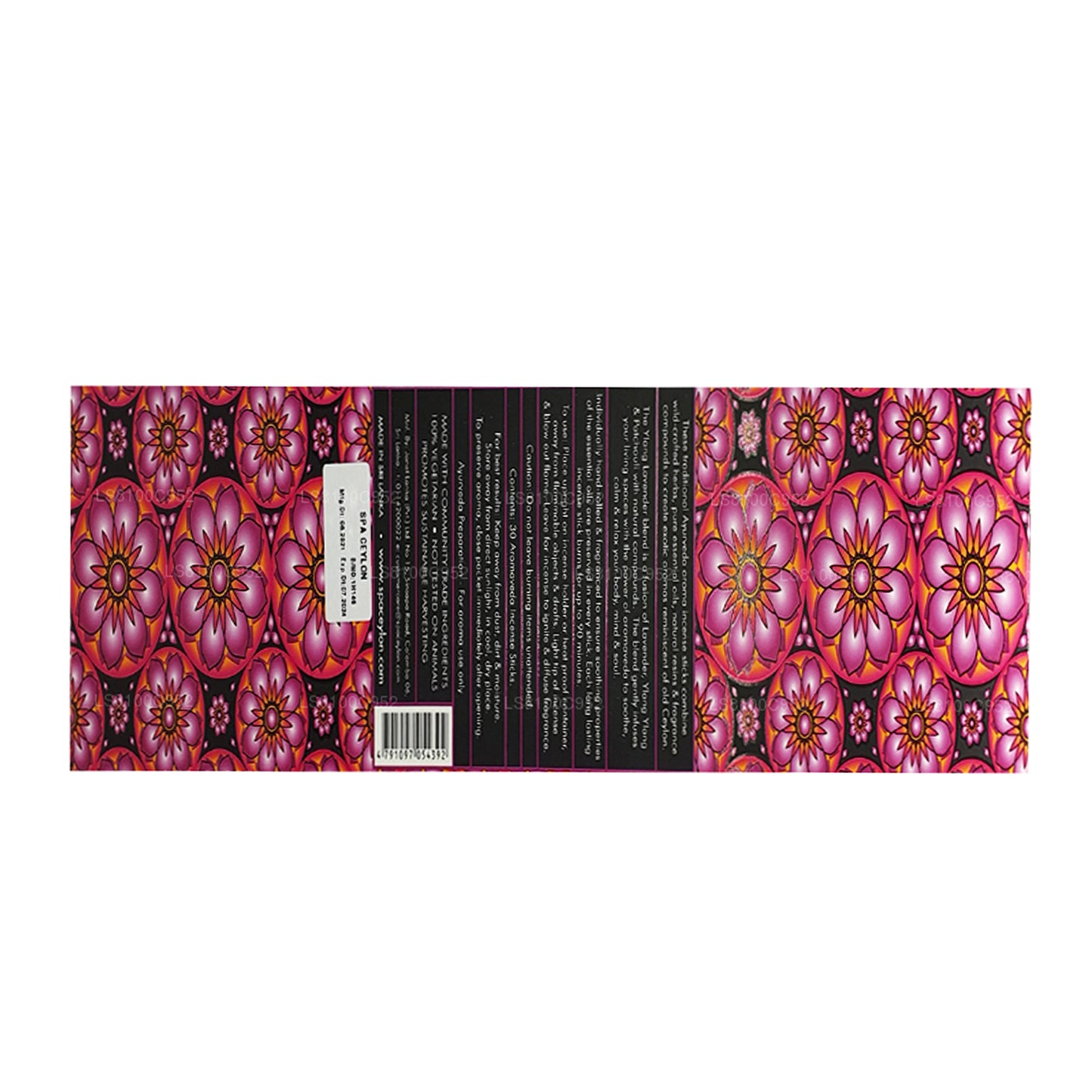 Spa Ceylon Ceylon Ylang Lawenda Aromaveda Kadzidło 30 Pałeczek