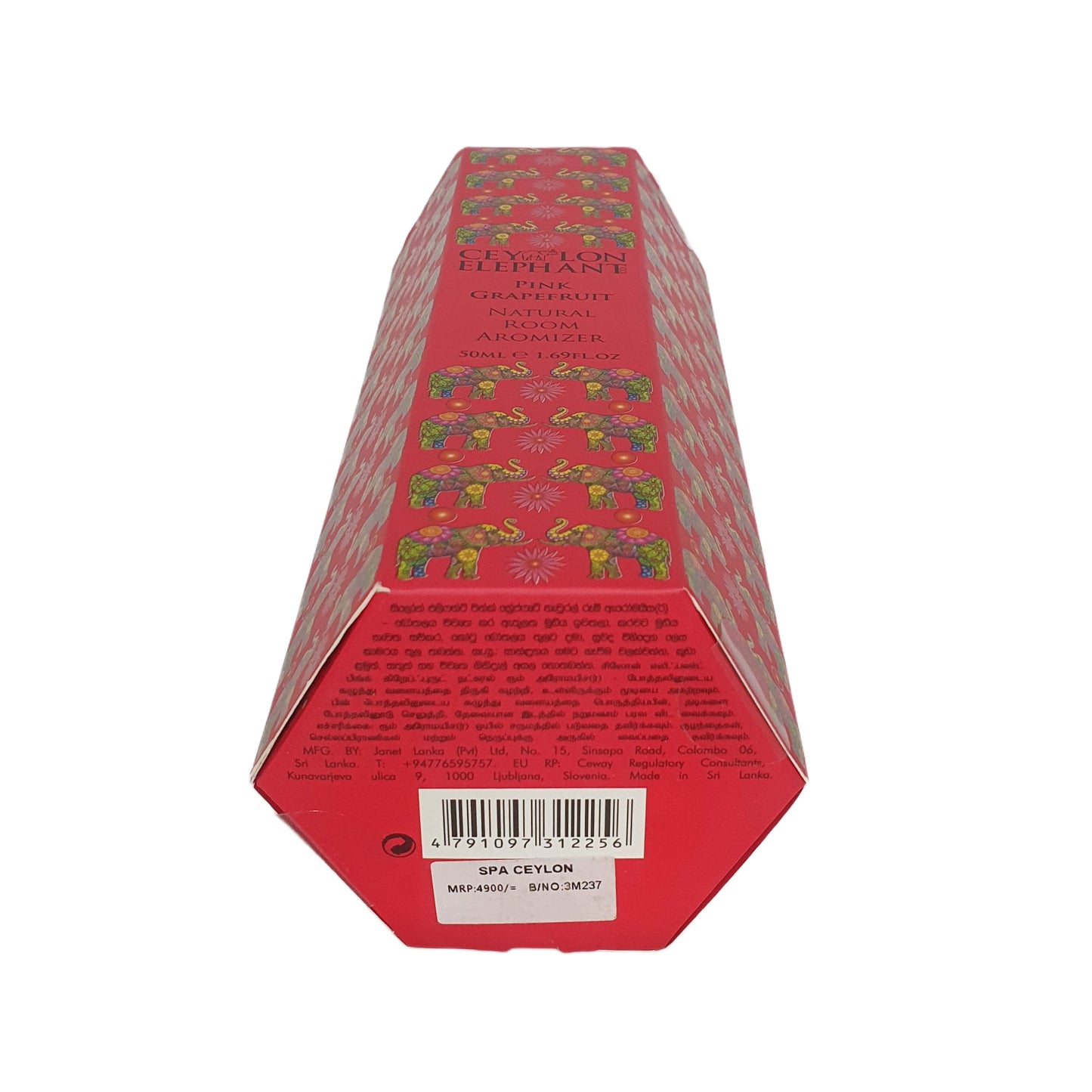 Spa Ceylon Ceylon Elephant Pink Grapefruit Natural Room Aromizer (50ml)