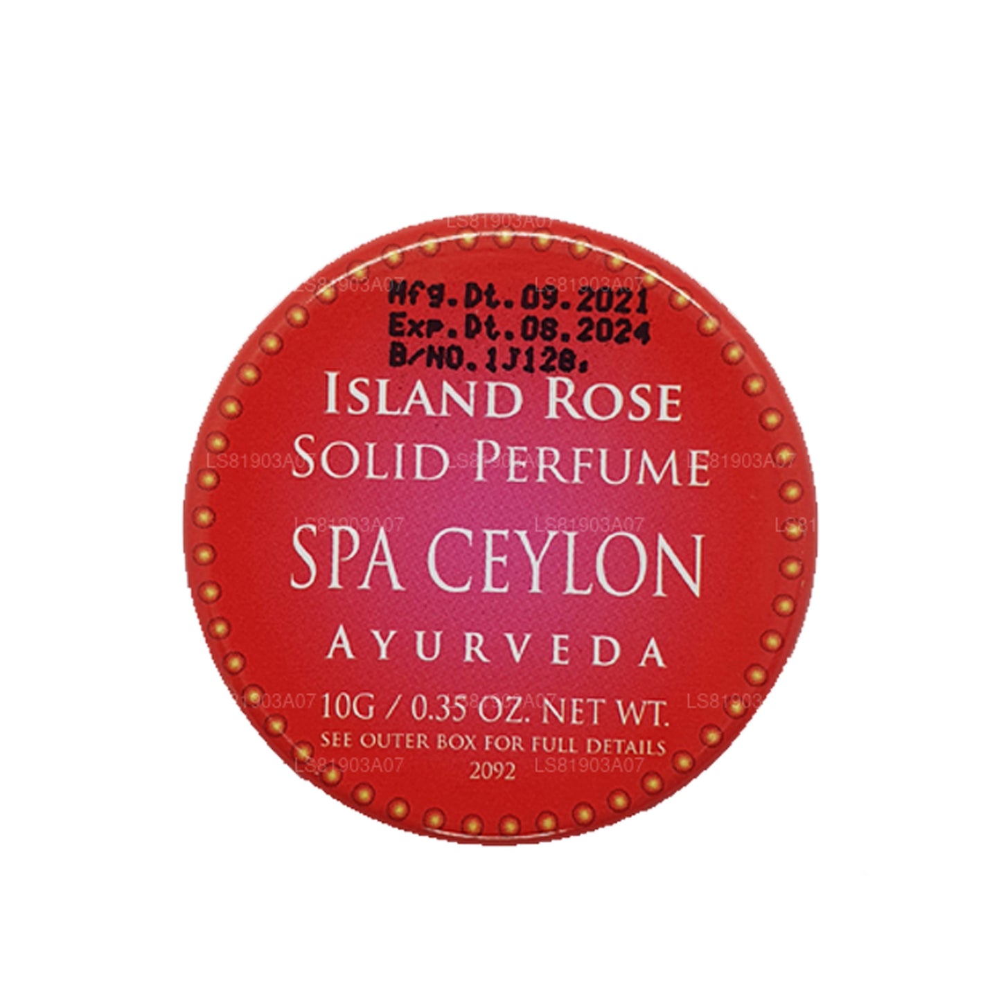 Spa Ceylon Island Rose Perfumy stałe (10g)