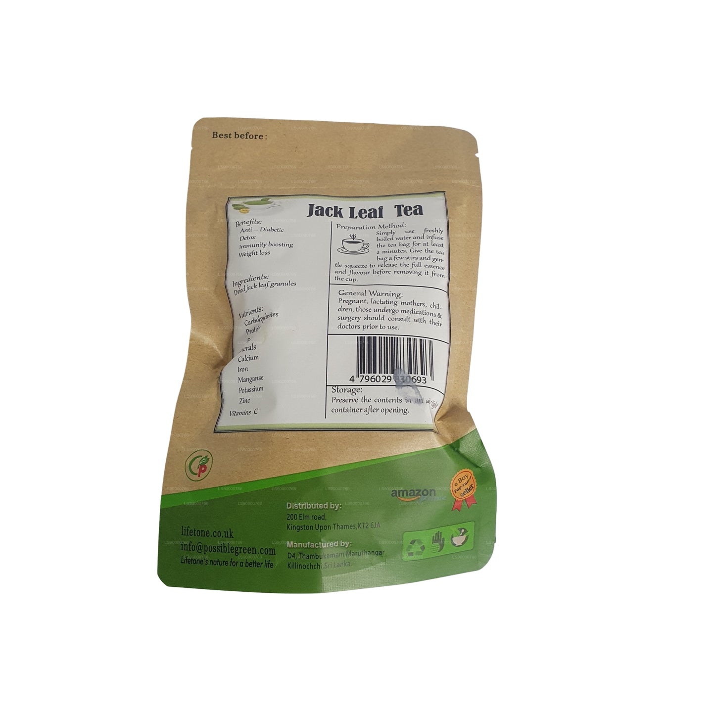 Lifetone Herbata liściasta Jackfruit (40g)