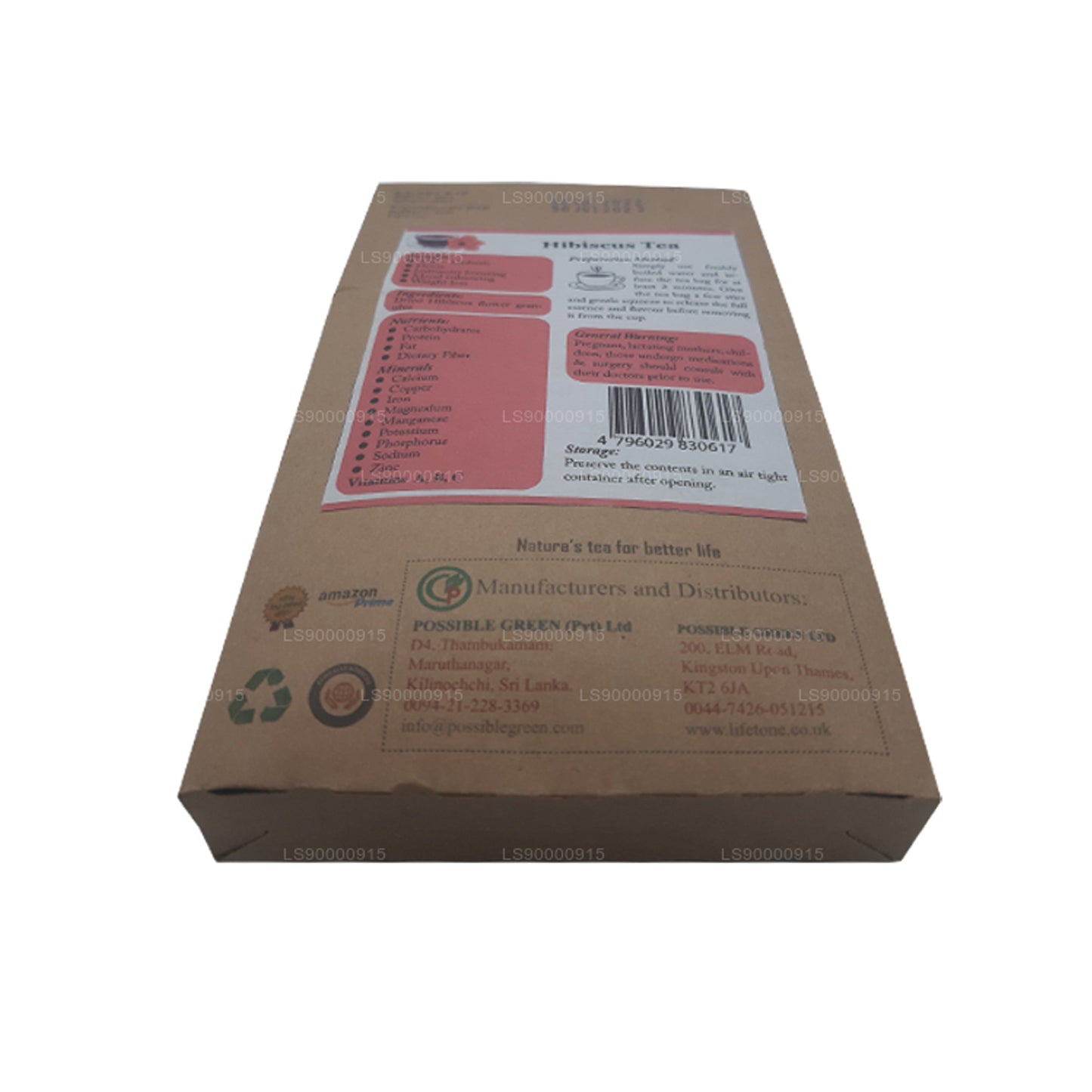 Lifetone Herbata kwiatowa hibiskusa (30g)