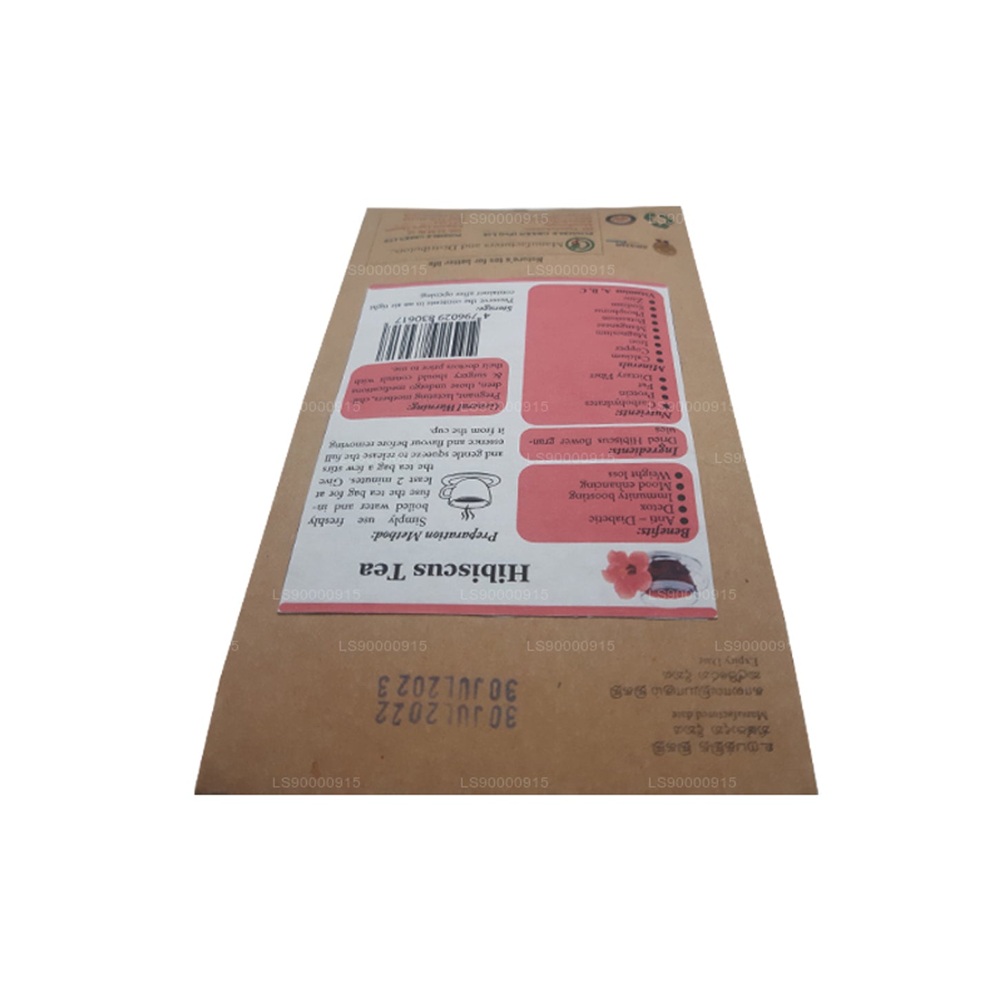 Lifetone Herbata kwiatowa hibiskusa (30g)