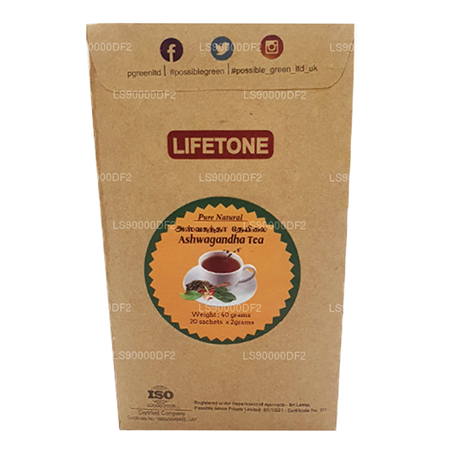 Lifetone Ashwagandha Herbata (40g)