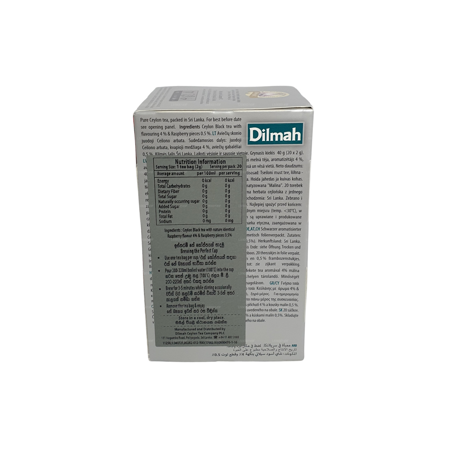 Dilmah Malina (30g) 20 torebek herbaty