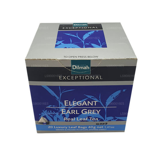 Dilmah Exceptional Elegant Earl Grey Prawdziwa herbata liściasta (40g) 20 torebek