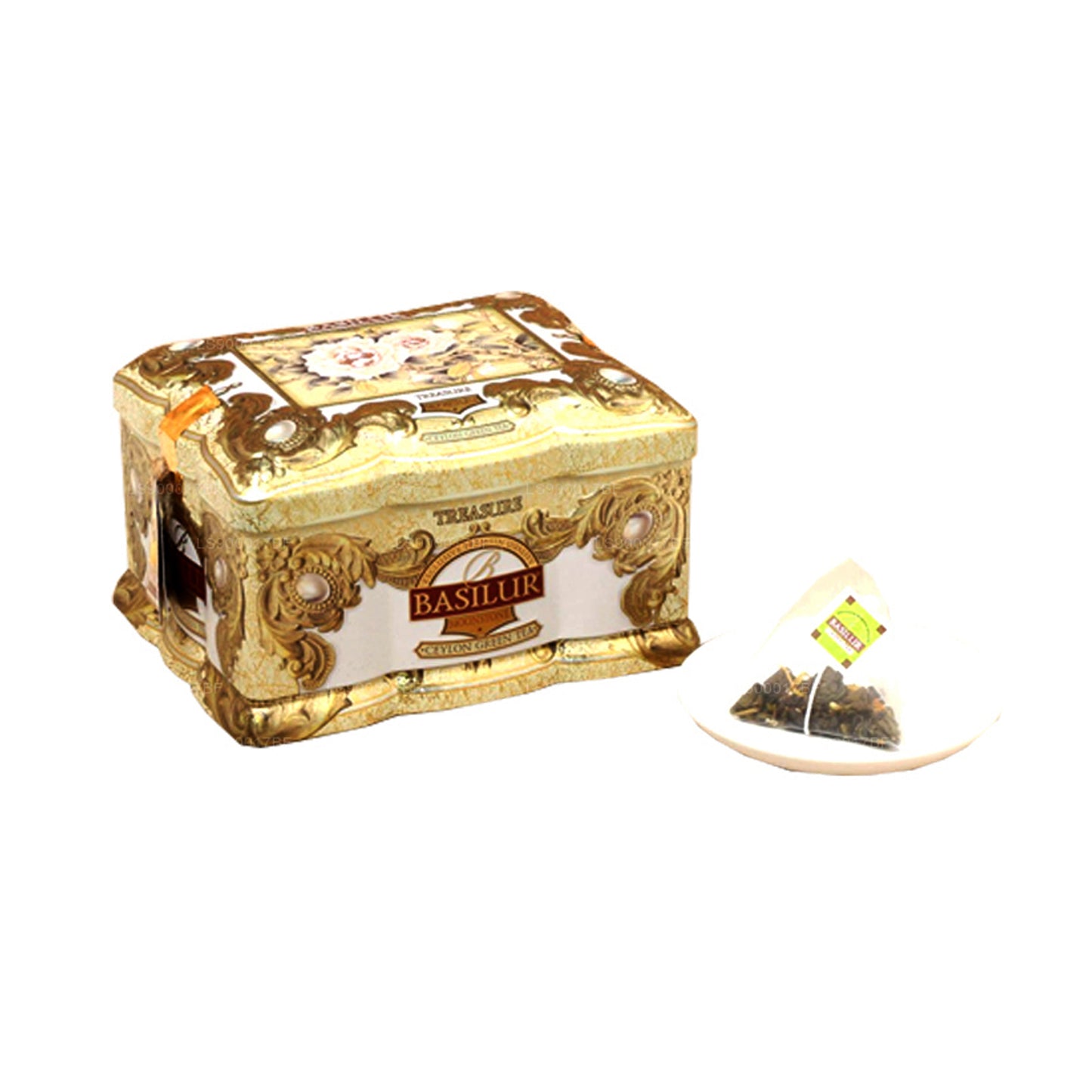 Basilur Treasure Moonstone Ceylon Zielona Herbata (100g)