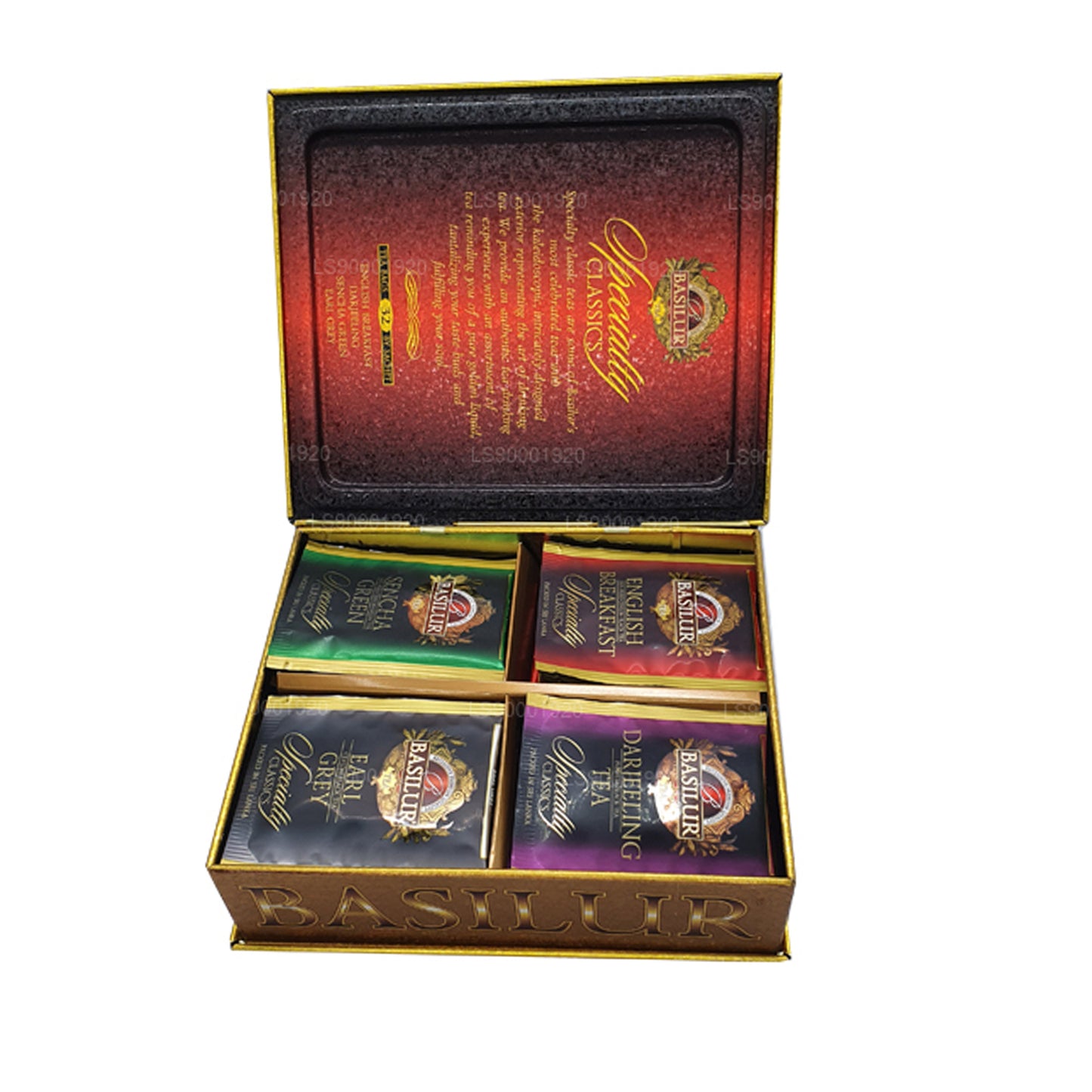 Książka Herbaty Basilur „Specialty Classic Tin” (60g) Caddy