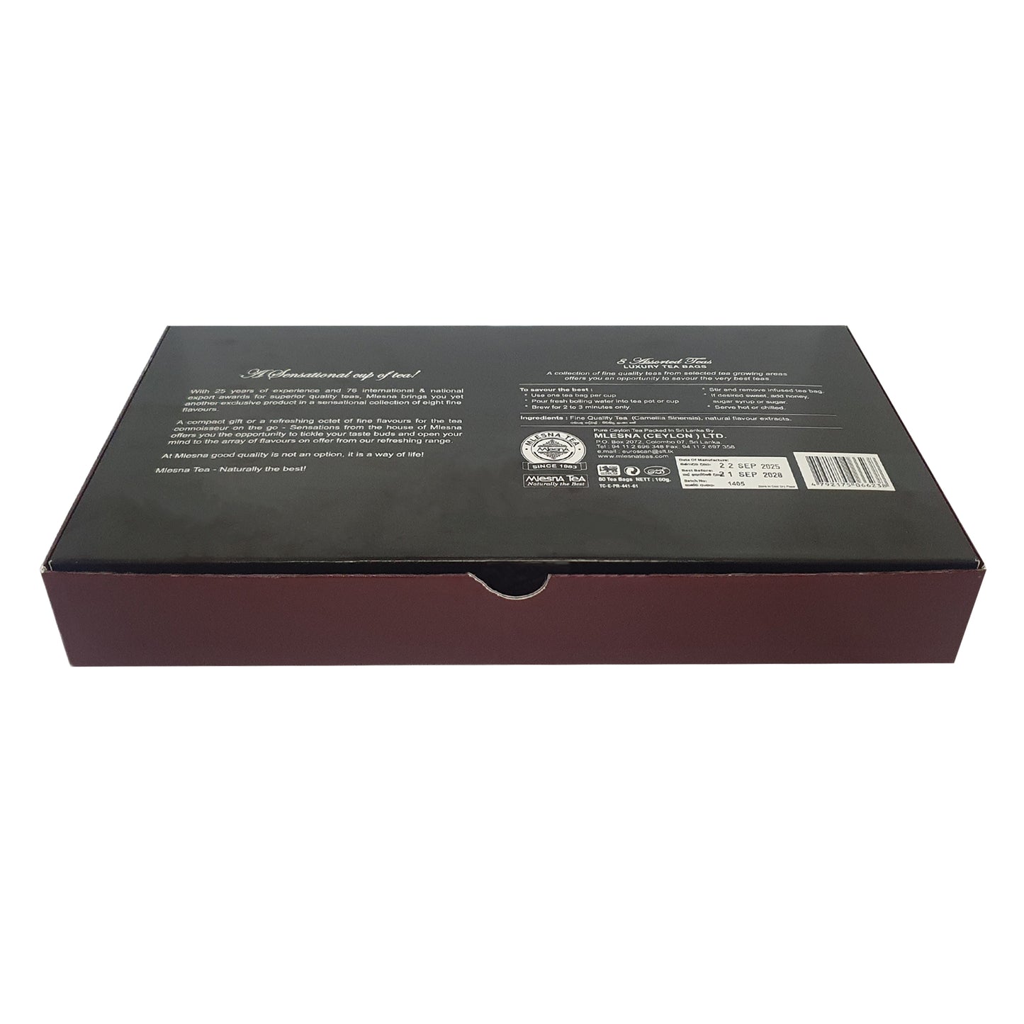 Mlesna Sensations 8 Flavour Assorted Luxury Foliowe torebki herbaty (160g)