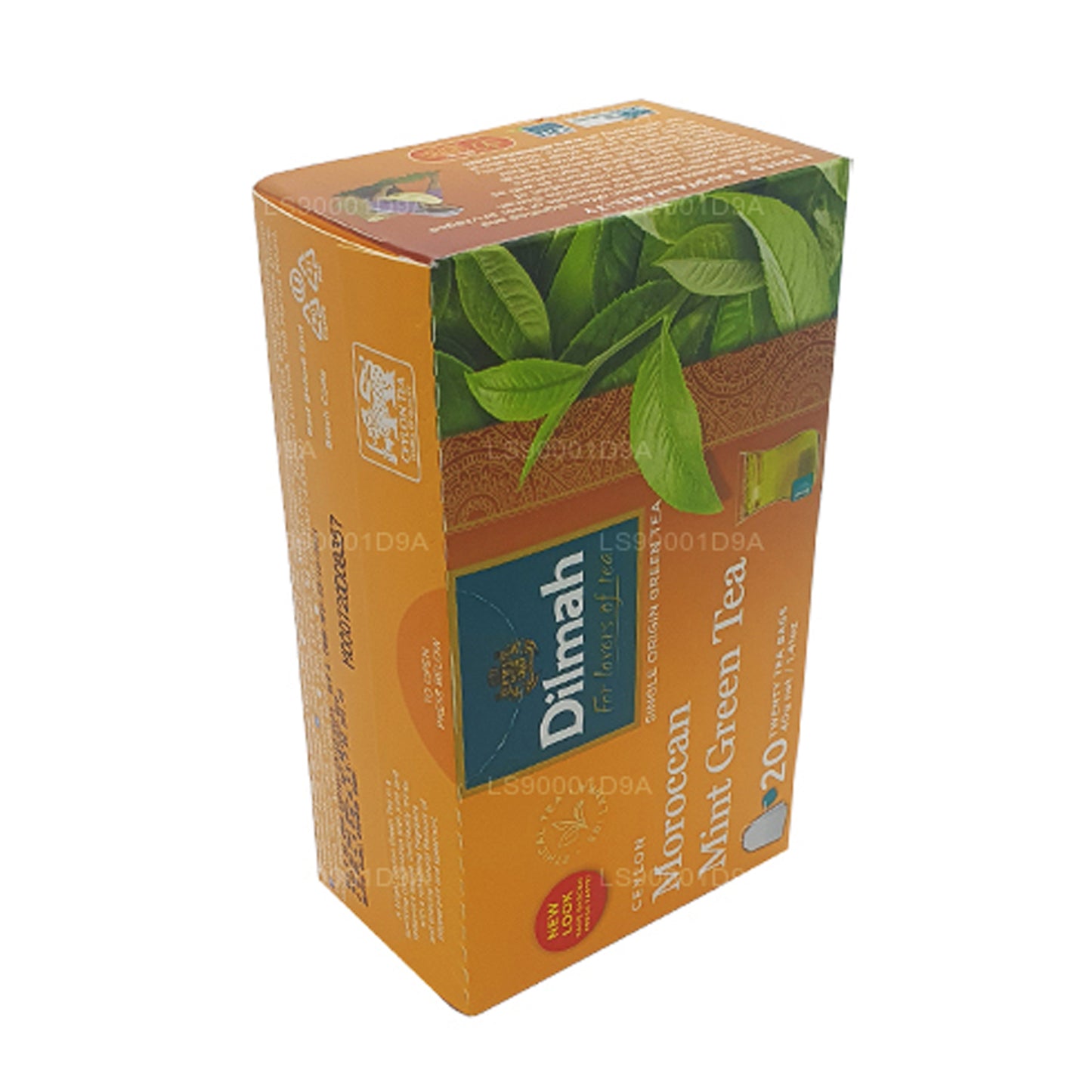 Dilmah Ceylon Marokańska Mięta Zielona Herbata (40g) 20 torebek