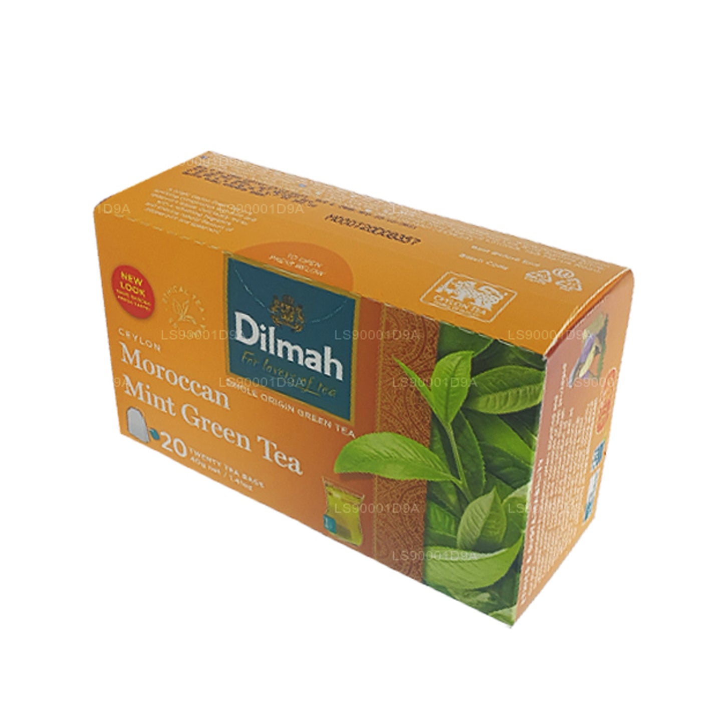 Dilmah Ceylon Marokańska Mięta Zielona Herbata (40g) 20 torebek