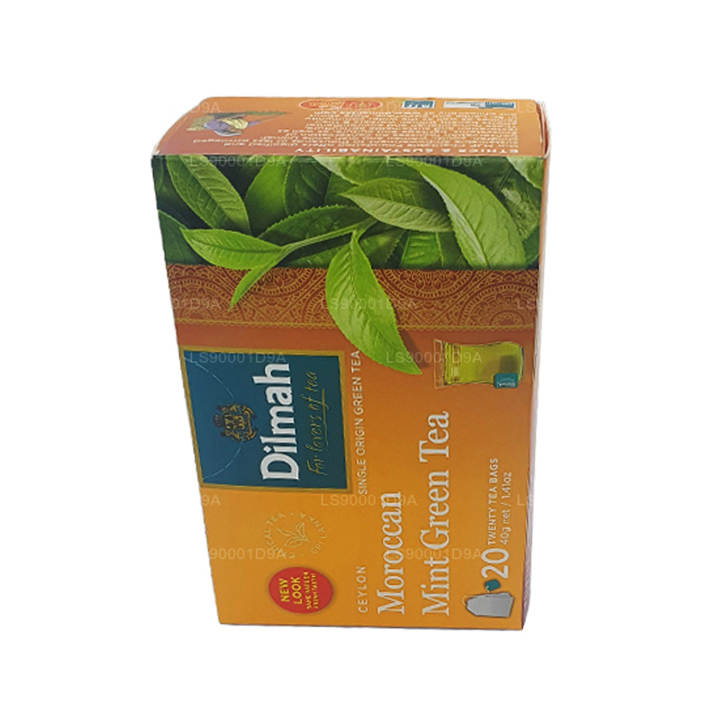 Dilmah Ceylon Marokańska Mięta Zielona Herbata (40g) 20 torebek