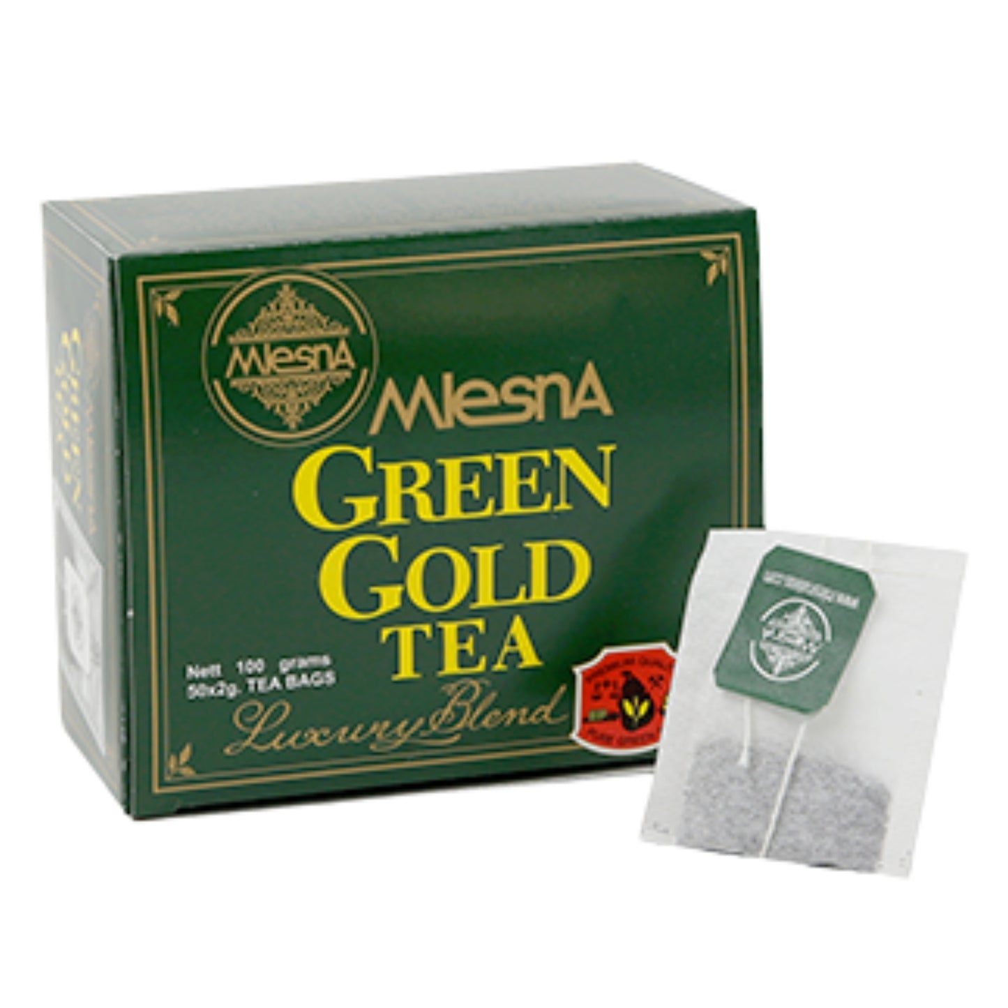 Herbata Mlesna Green Gold (100 g) 50 torebek