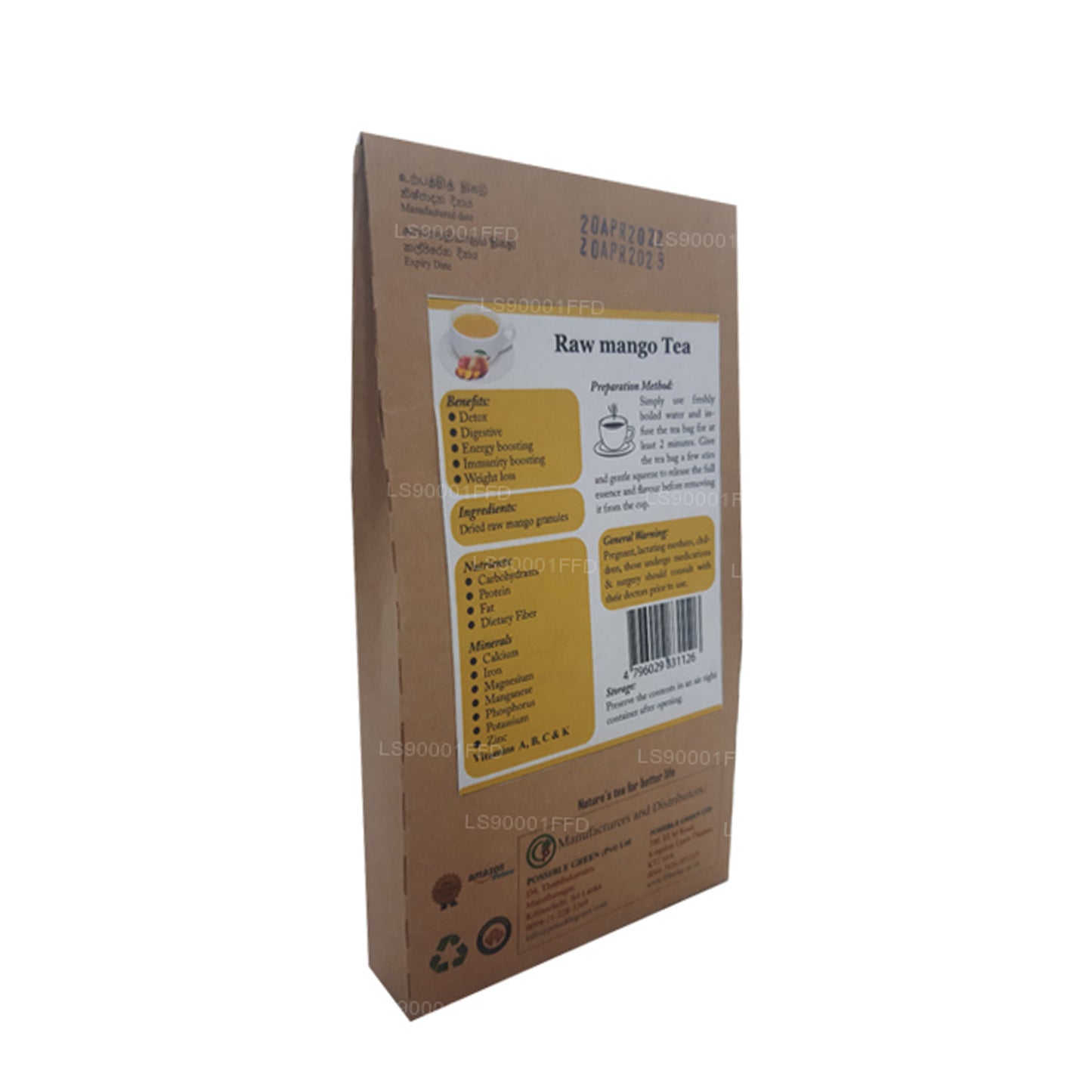 Lifetone Raw Mango Tea (40g)