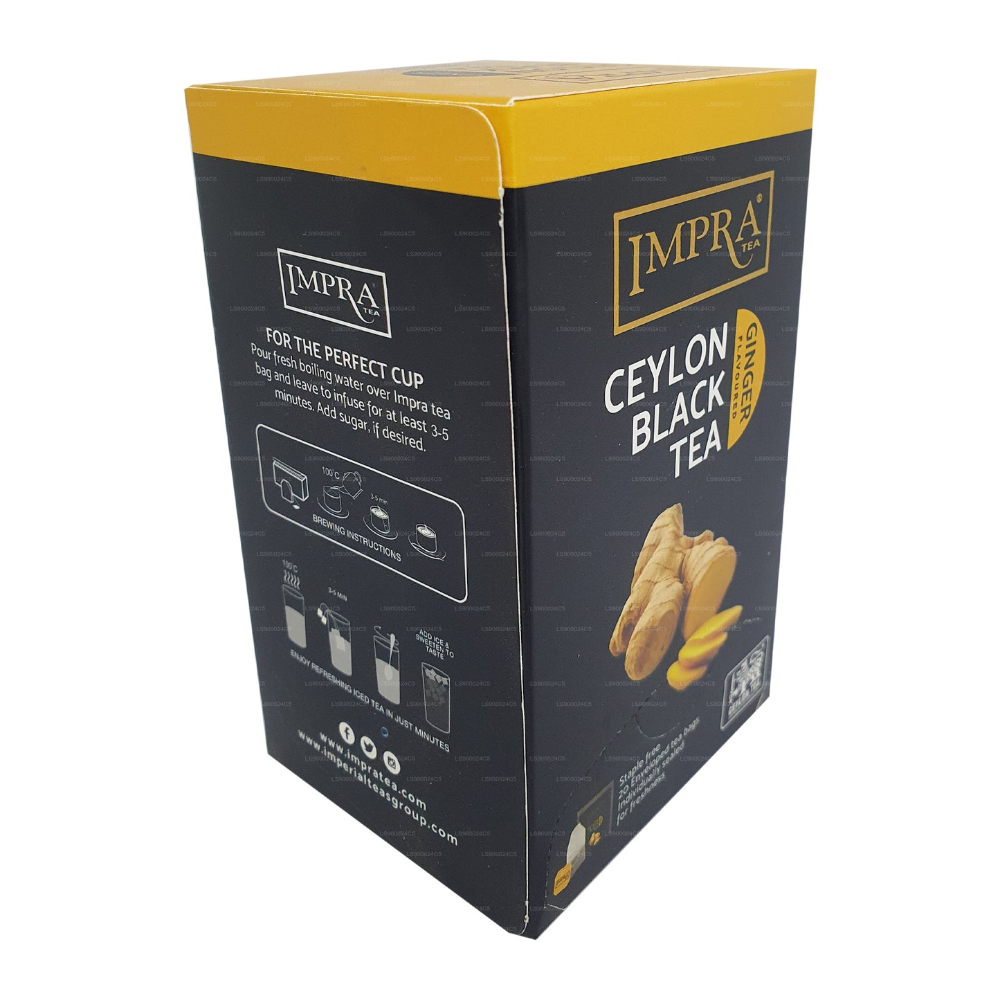 Impra Ginger Folia Opakowanie (40g) 20 torebek do herbaty