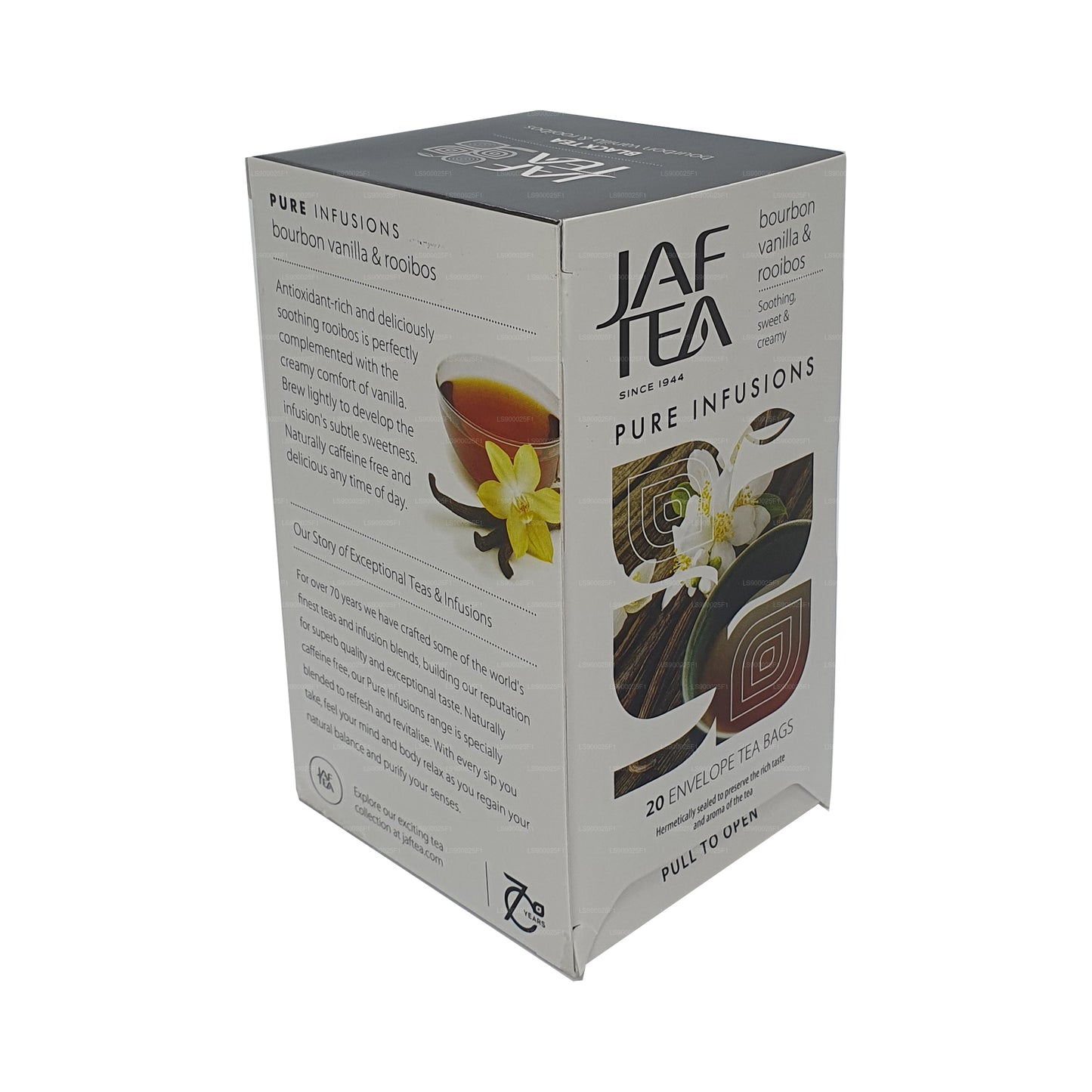 Jaf Tea Pure Infusions Collection Bourbon Vanilla Rooibos (30g) 20 torebek