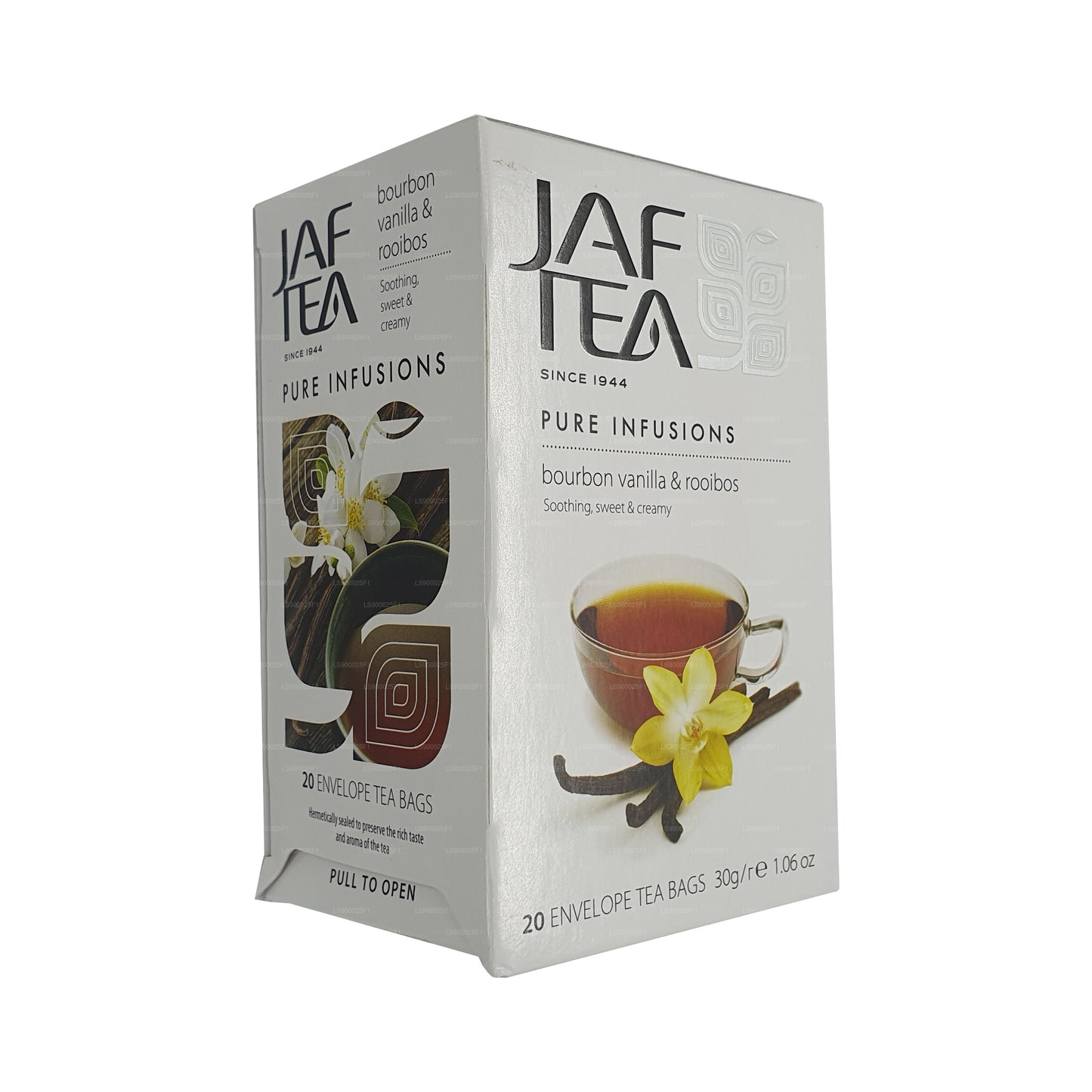 Jaf Tea Pure Infusions Collection Bourbon Vanilla Rooibos (30g) 20 torebek
