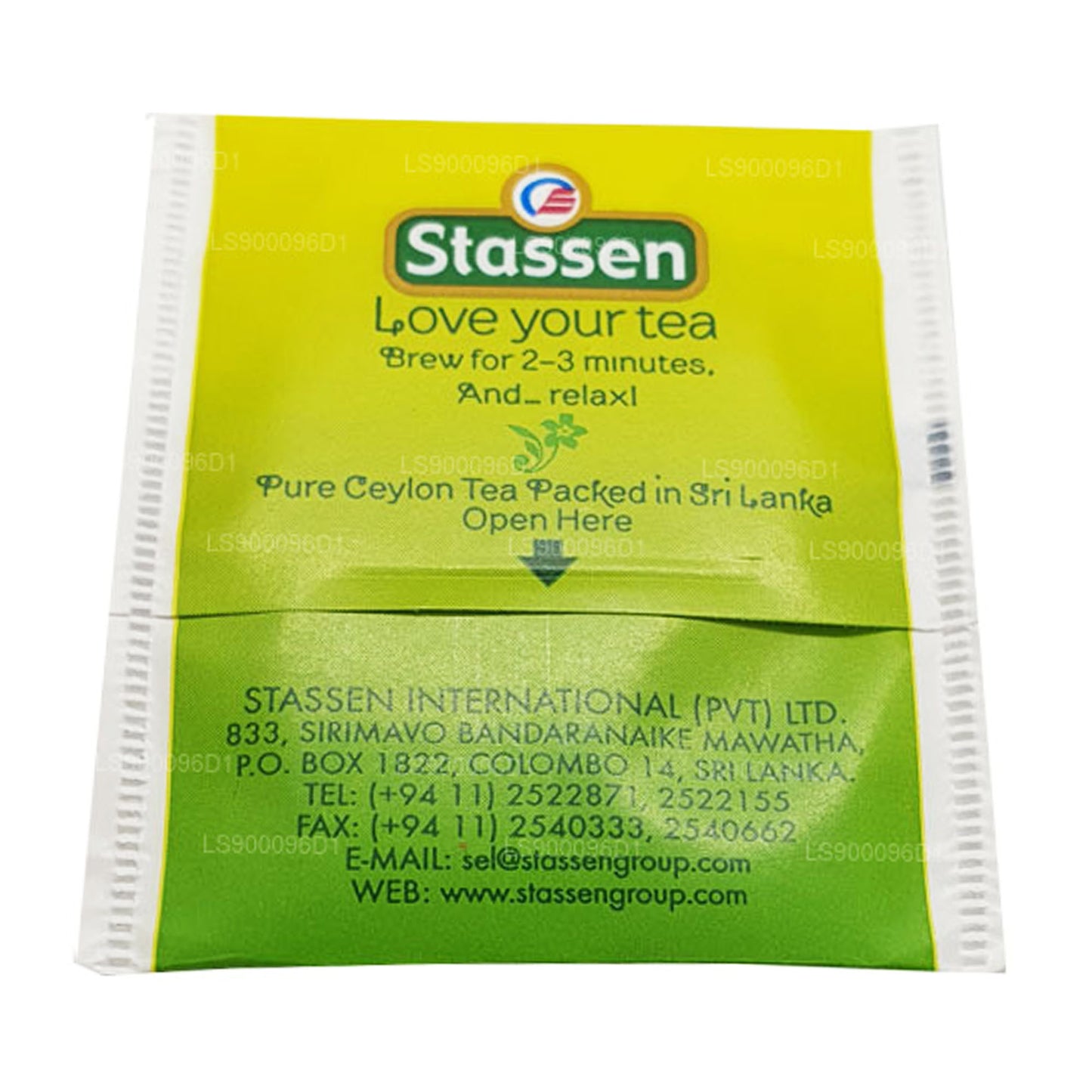 Stassen Jasmine Zielona Herbata (37.5g) 25 torebek
