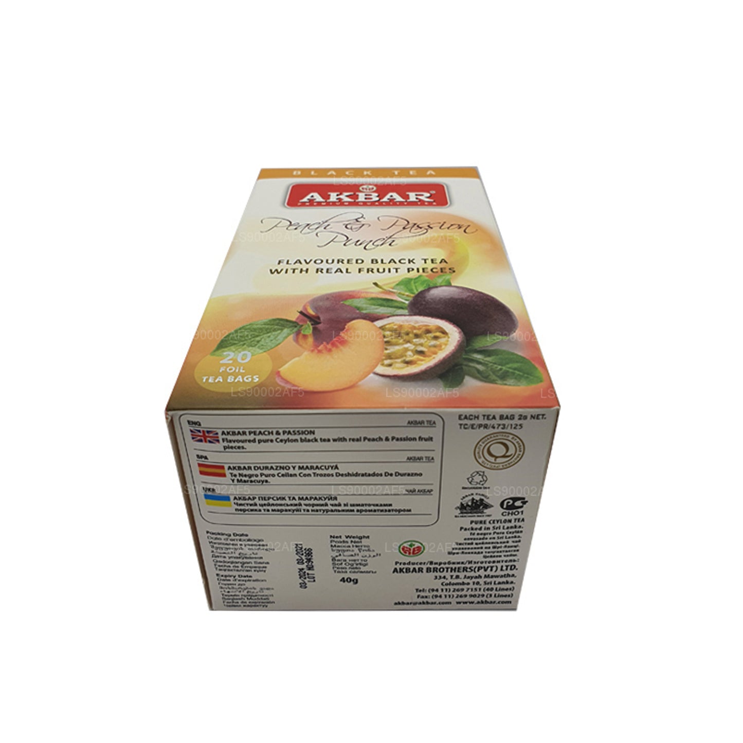 Akbar Brzoskwinia i Pasja Poncz (40g) 20 torebek