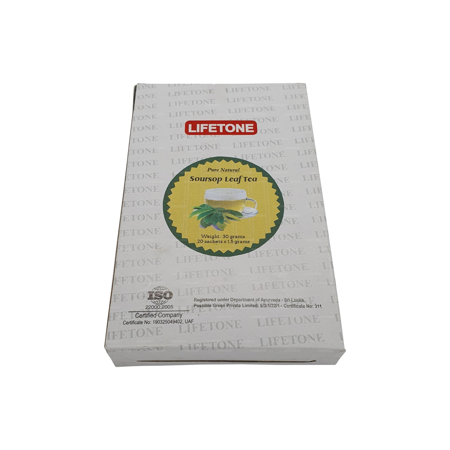 Lifetone Soursop Herbata liściasta (30g) 20 torebek