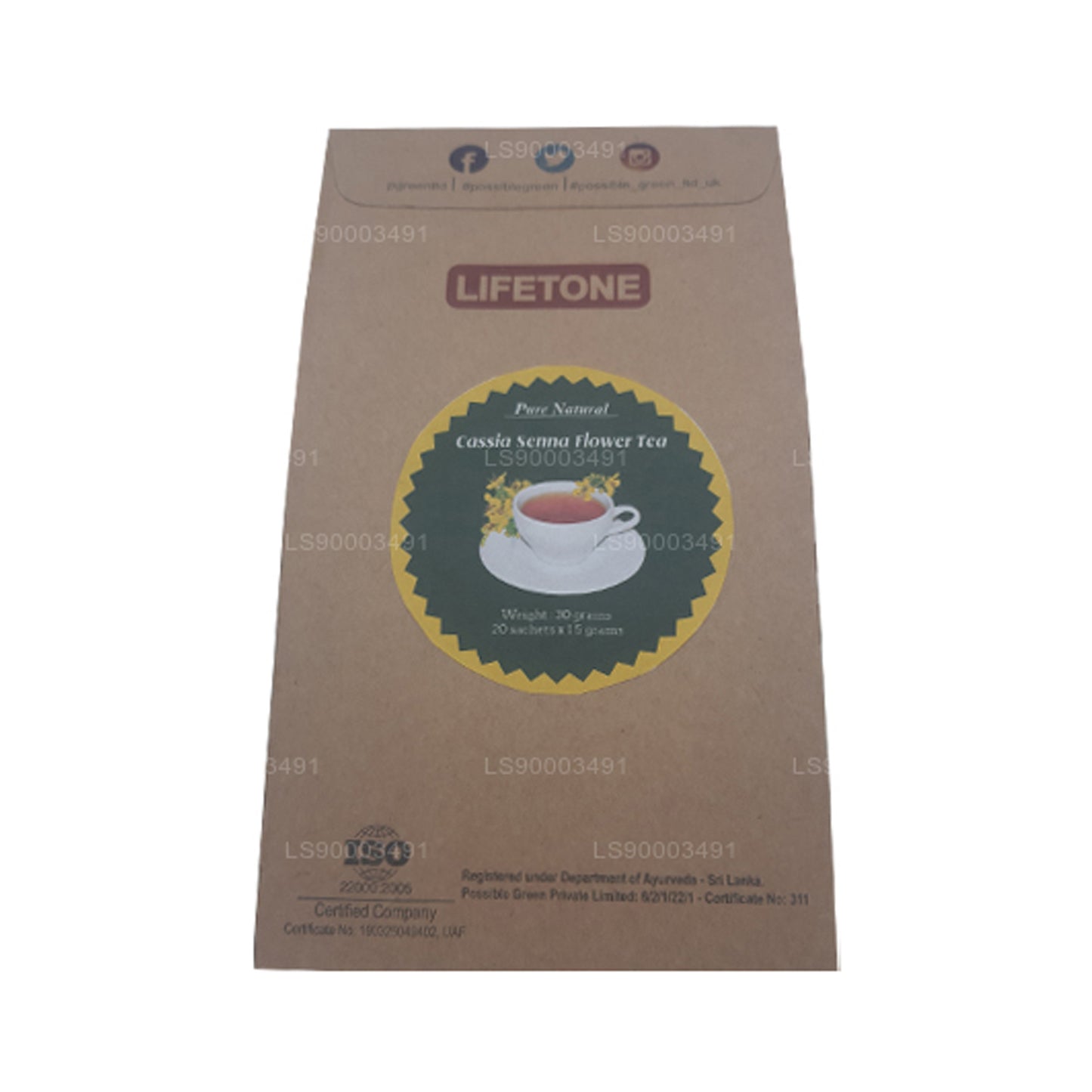 Lifetone Senna Herbata kwiatowa (30g)
