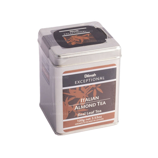 Dilmah Wyjątkowa włoska herbata migdałowa (100g) Tin Caddy