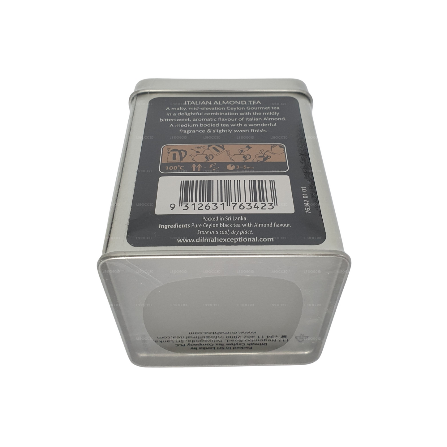 Dilmah Wyjątkowa włoska herbata migdałowa (100g) Tin Caddy