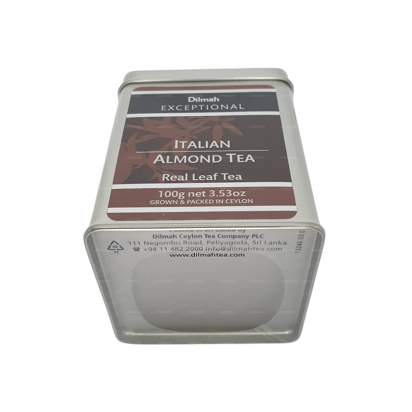 Dilmah Wyjątkowa włoska herbata migdałowa (100g) Tin Caddy